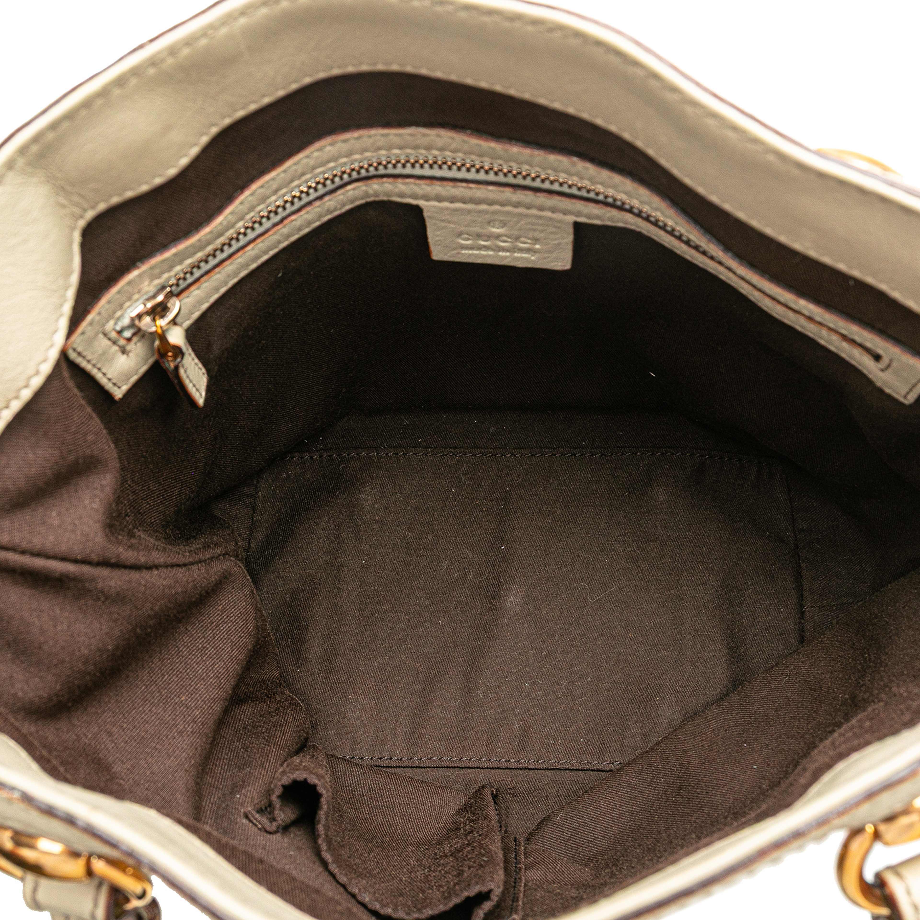 Gucci Guccissima Tote, från Luxclusif, i färgen light beige. Klicka för att öppna bilden i stort format