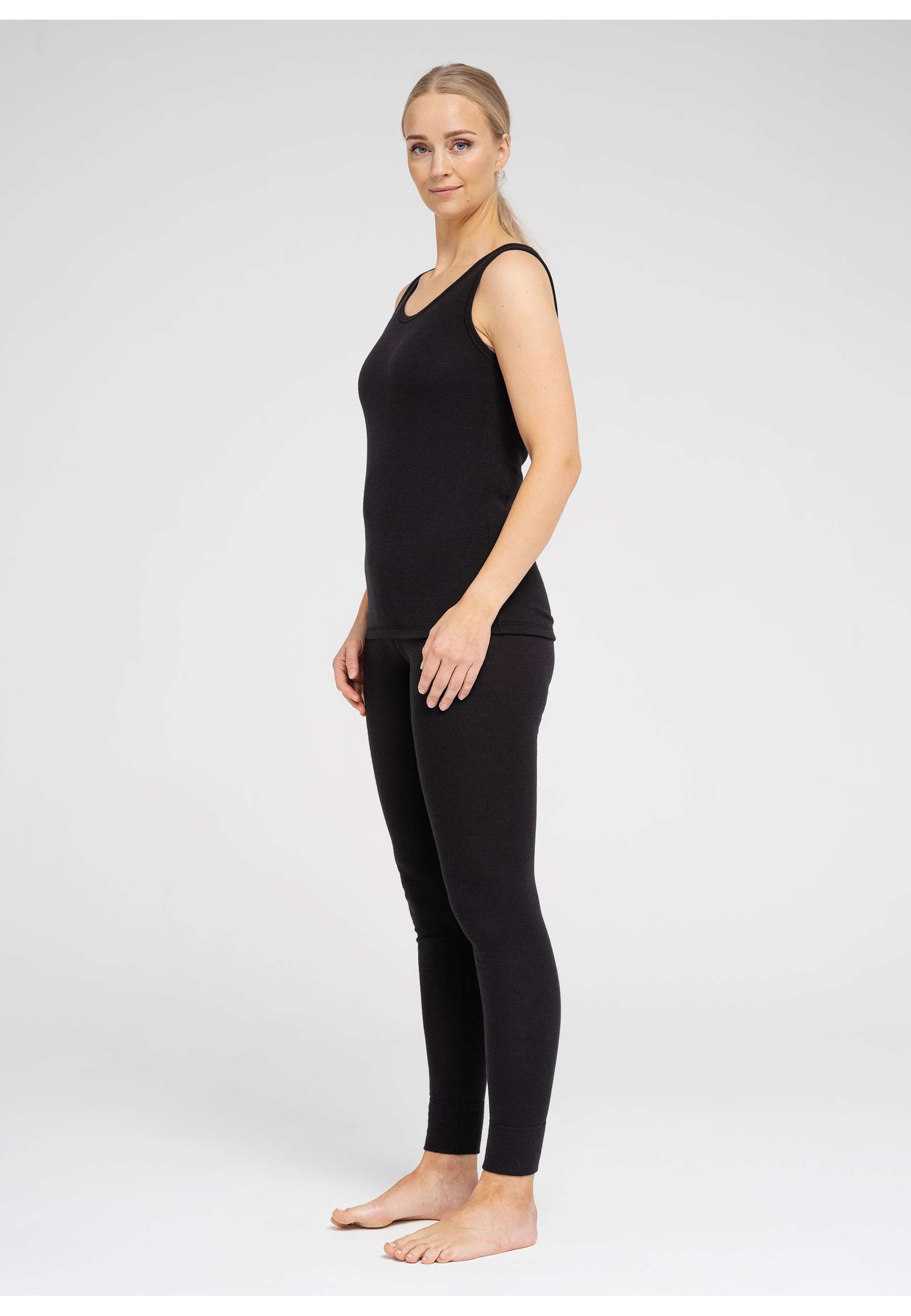 100 % Merinoull, Leggings, Blå