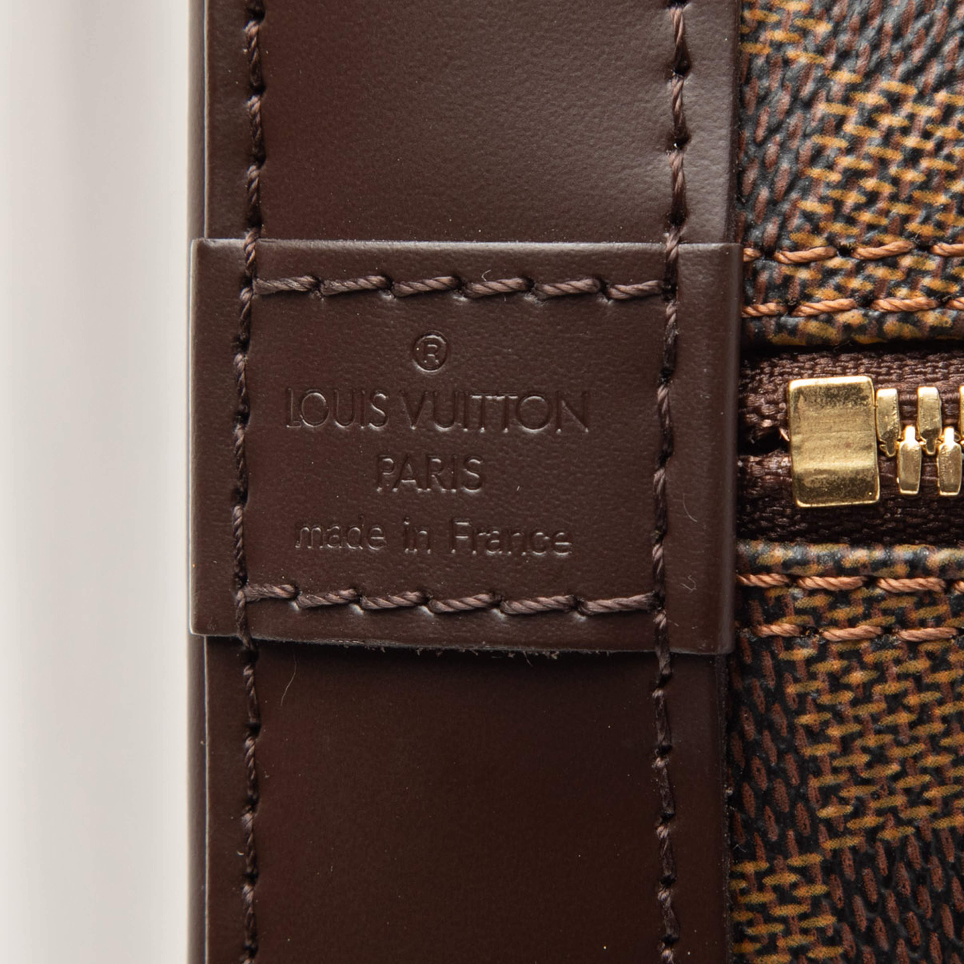 Louis Vuitton Damier Ebene Alma Pm, från Luxclusif, i färgen brown. Klicka för att öppna bilden i stort format