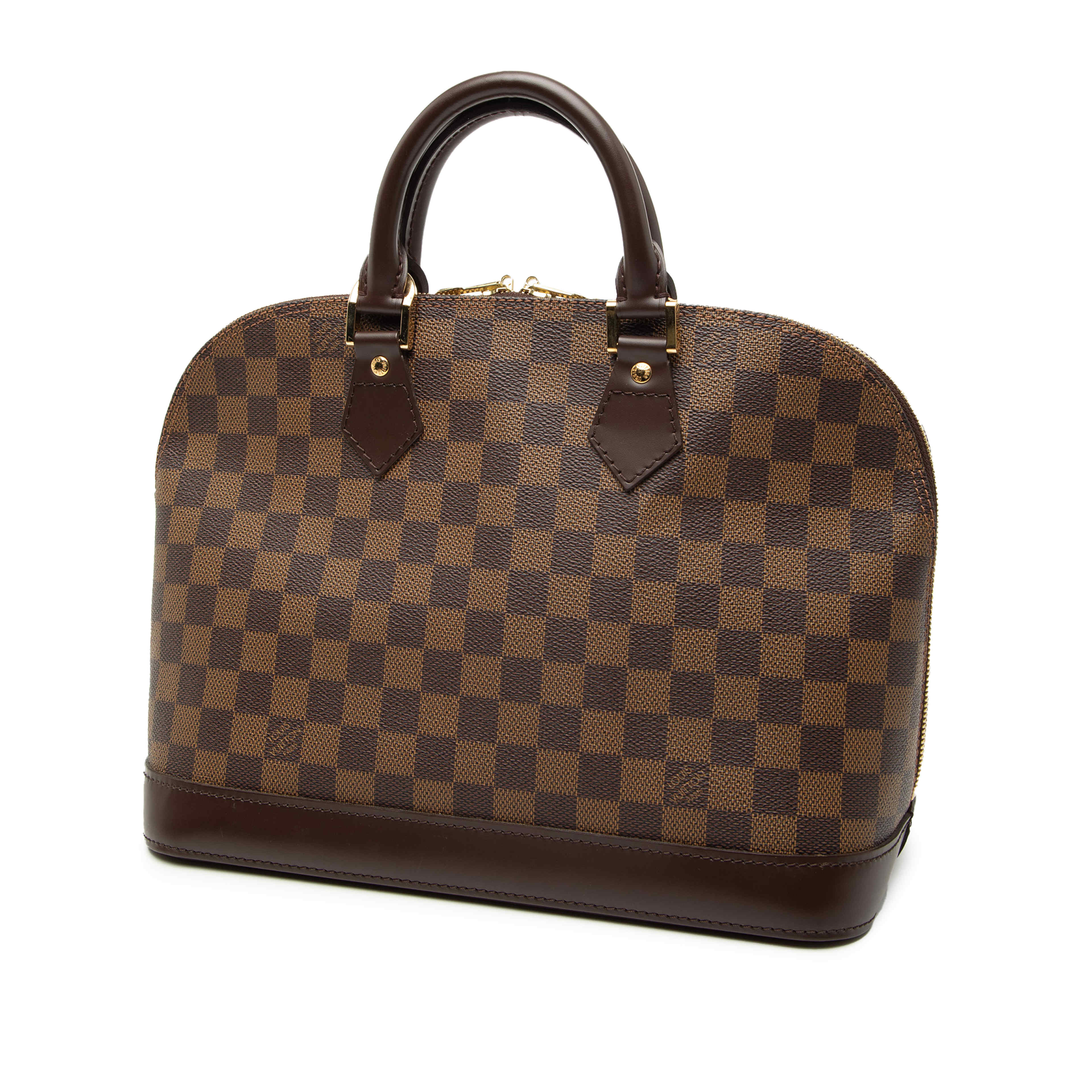 Louis Vuitton Damier Ebene Alma Pm, från Luxclusif, i färgen brown. Klicka för att öppna bilden i stort format