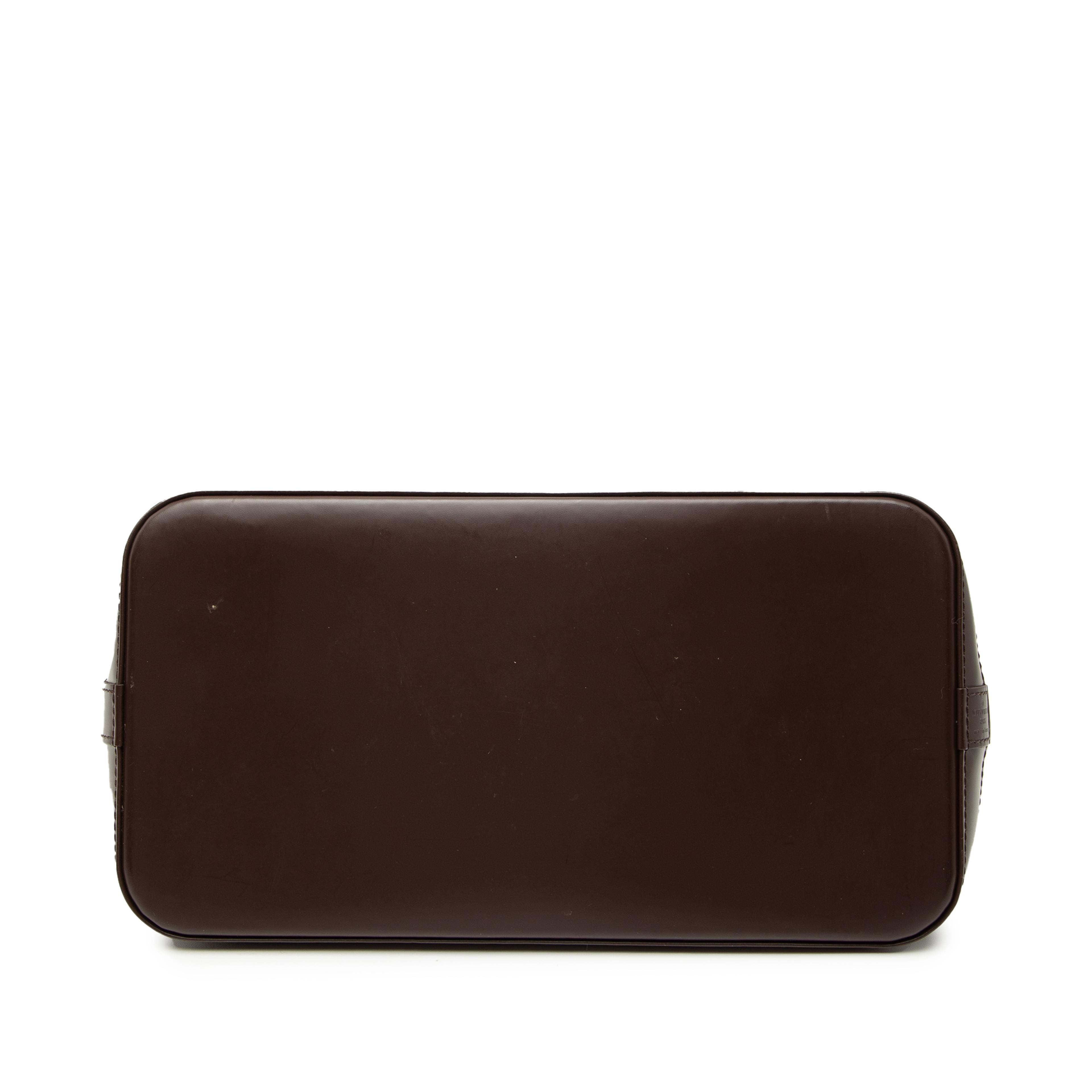 Louis Vuitton Damier Ebene Alma Pm, från Luxclusif, i färgen brown. Klicka för att öppna bilden i stort format