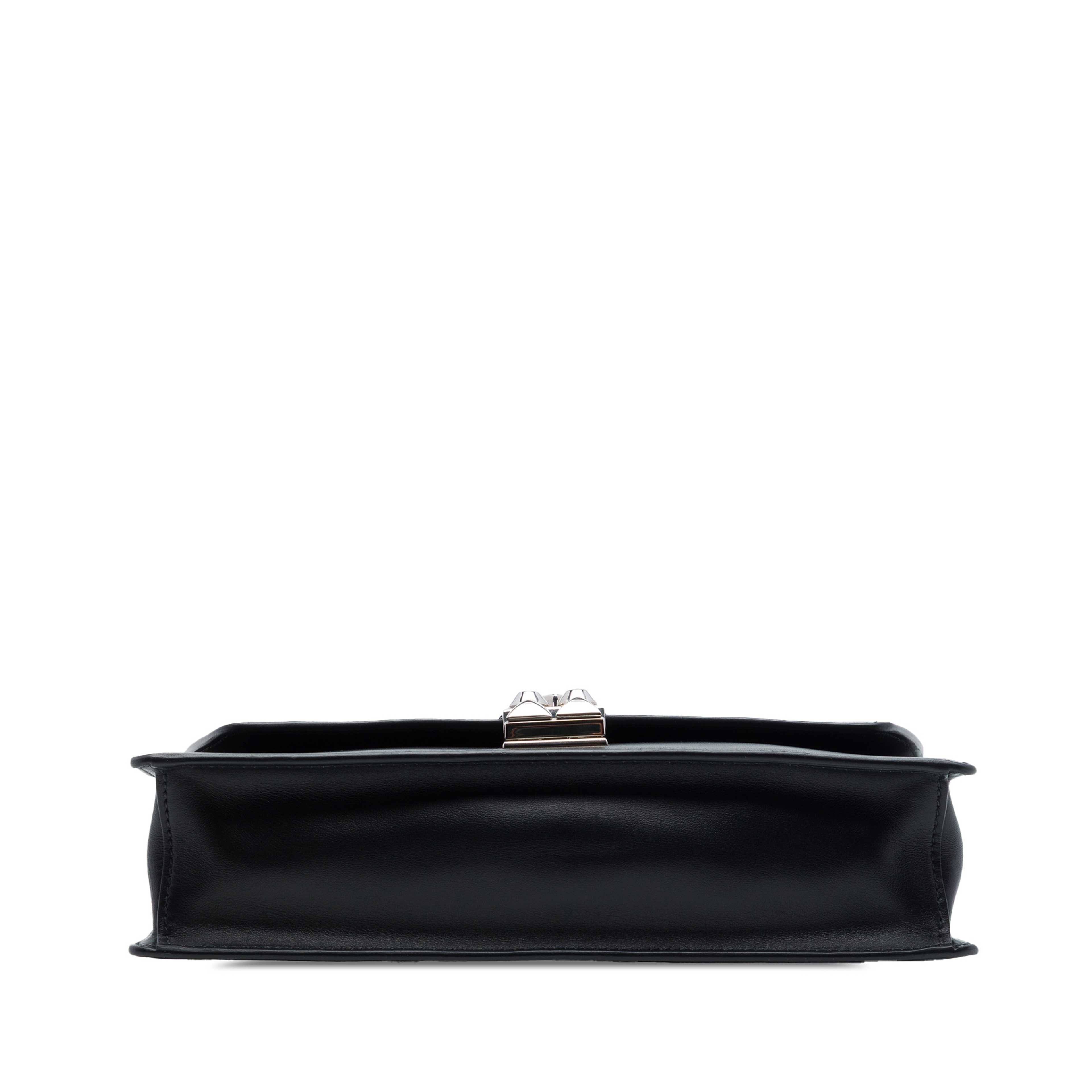 Prada City Calfskin And Saffiano Studded Elektra Crossbody, från Luxclusif, i färgen svart. Klicka för att öppna bilden i stort format