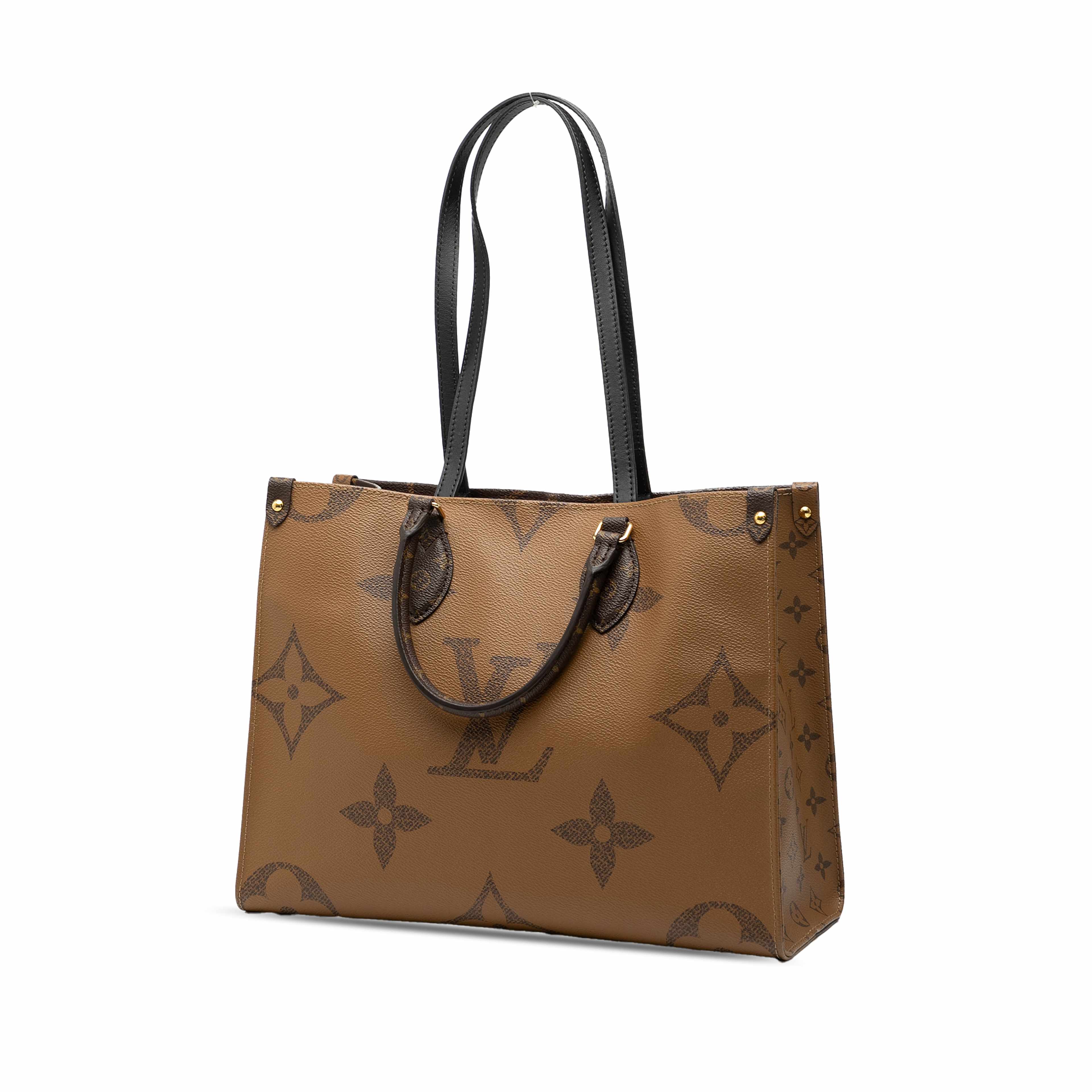 Louis Vuitton Monogram Giant Onthego Mm, från Luxclusif, i färgen brown. Klicka för att öppna bilden i stort format