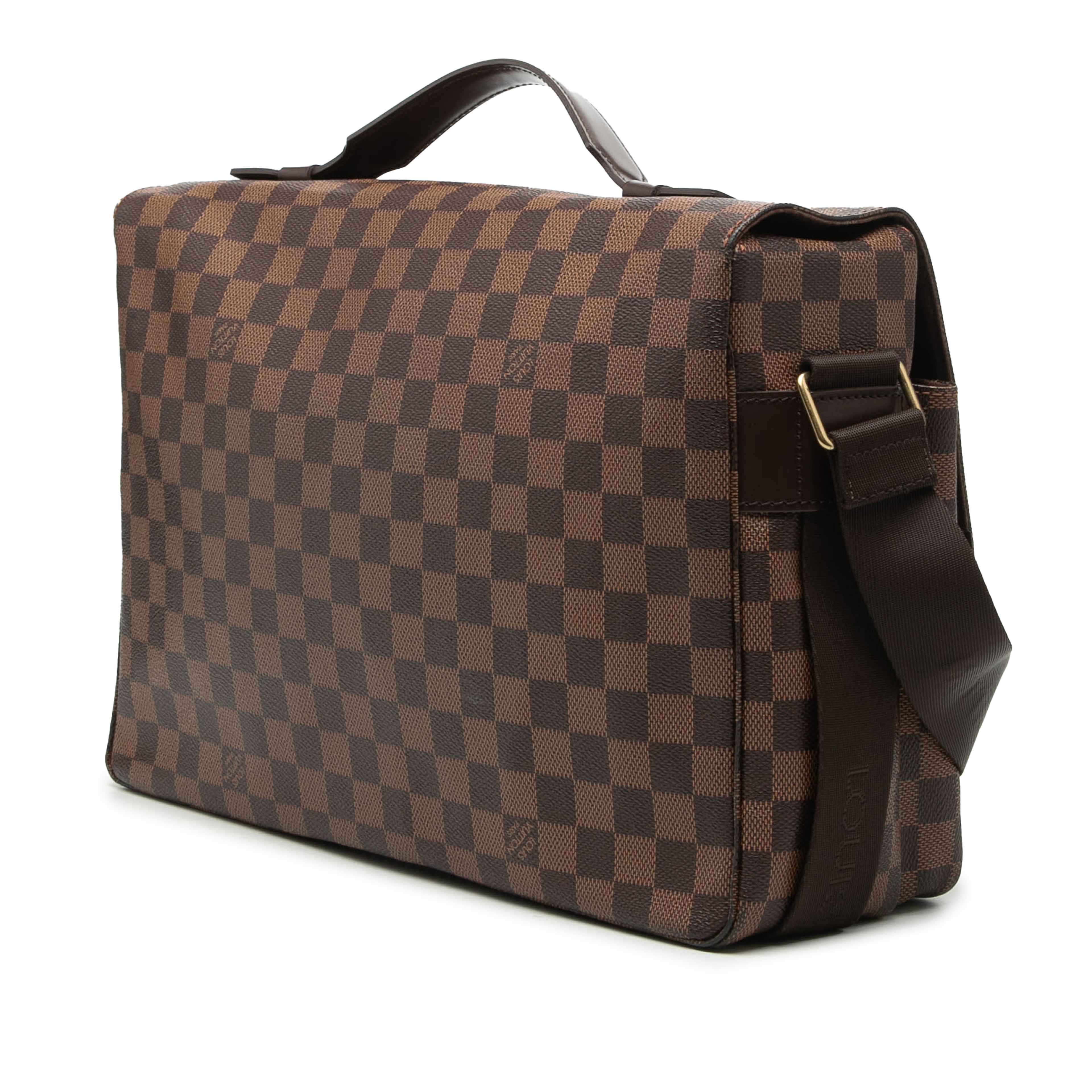 Louis Vuitton Damier Ebene Broadway, från Luxclusif, i färgen brun. Klicka för att öppna bilden i stort format