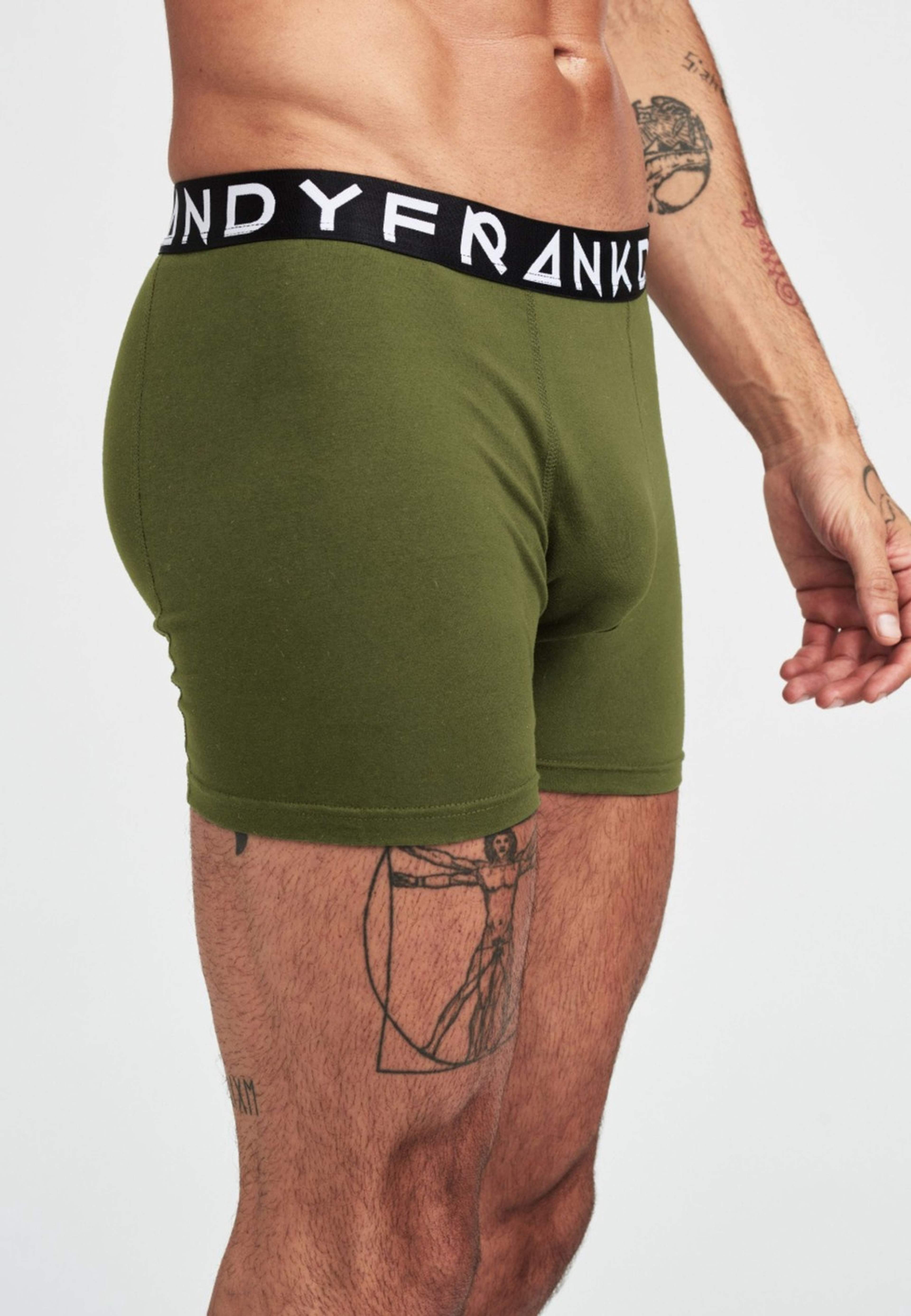 5-pack Basic Boxer, från Frank Dandy, i färgen olive. Klicka för att öppna bilden i stort format