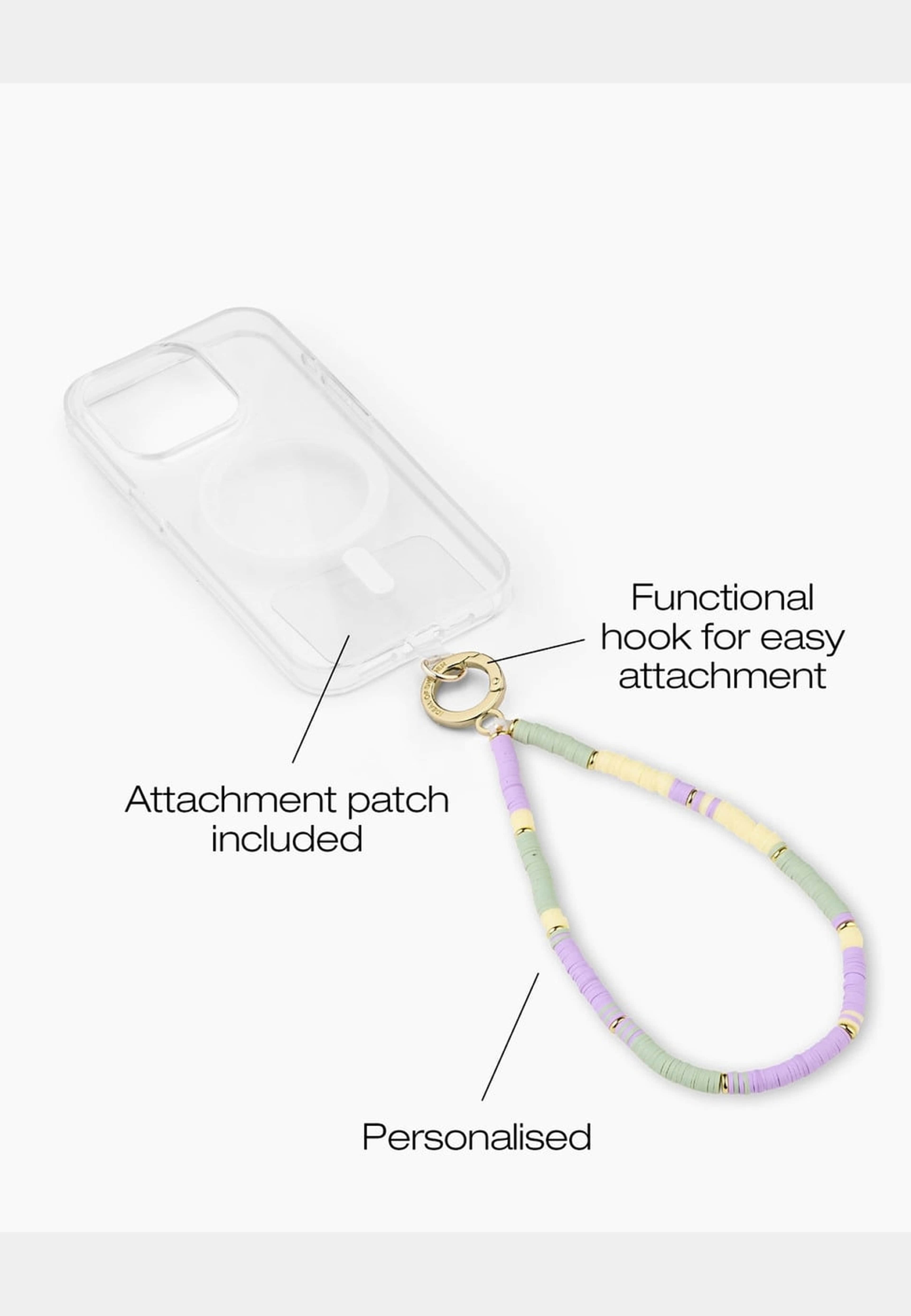 Phone Wristlet Strap Rustic Pastel, från Ideal Of Sweden, i färgen multi. Klicka för att öppna bilden i stort format