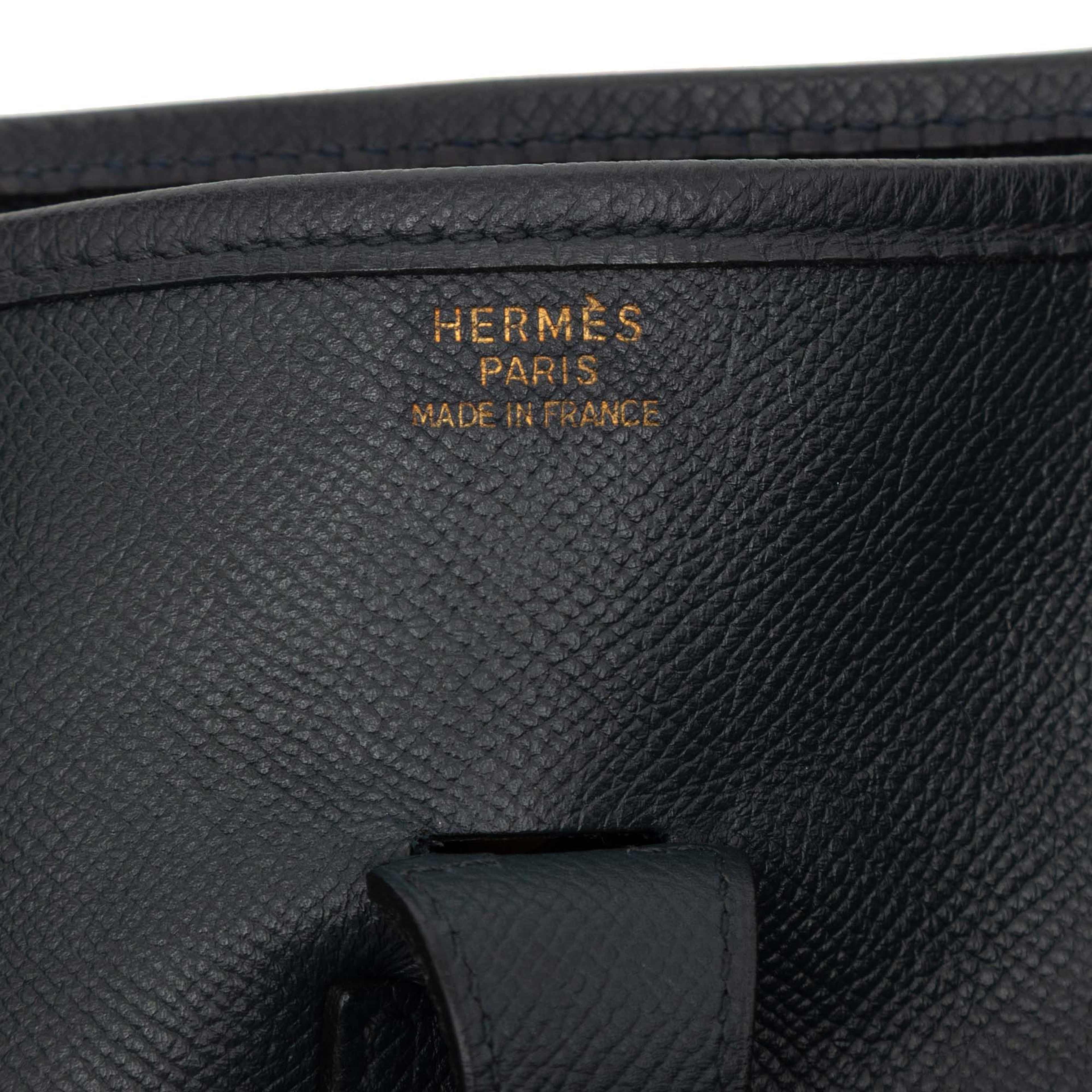 Hermès Epsom Evelyne Gm, från Luxclusif, i färgen black. Klicka för att öppna bilden i stort format