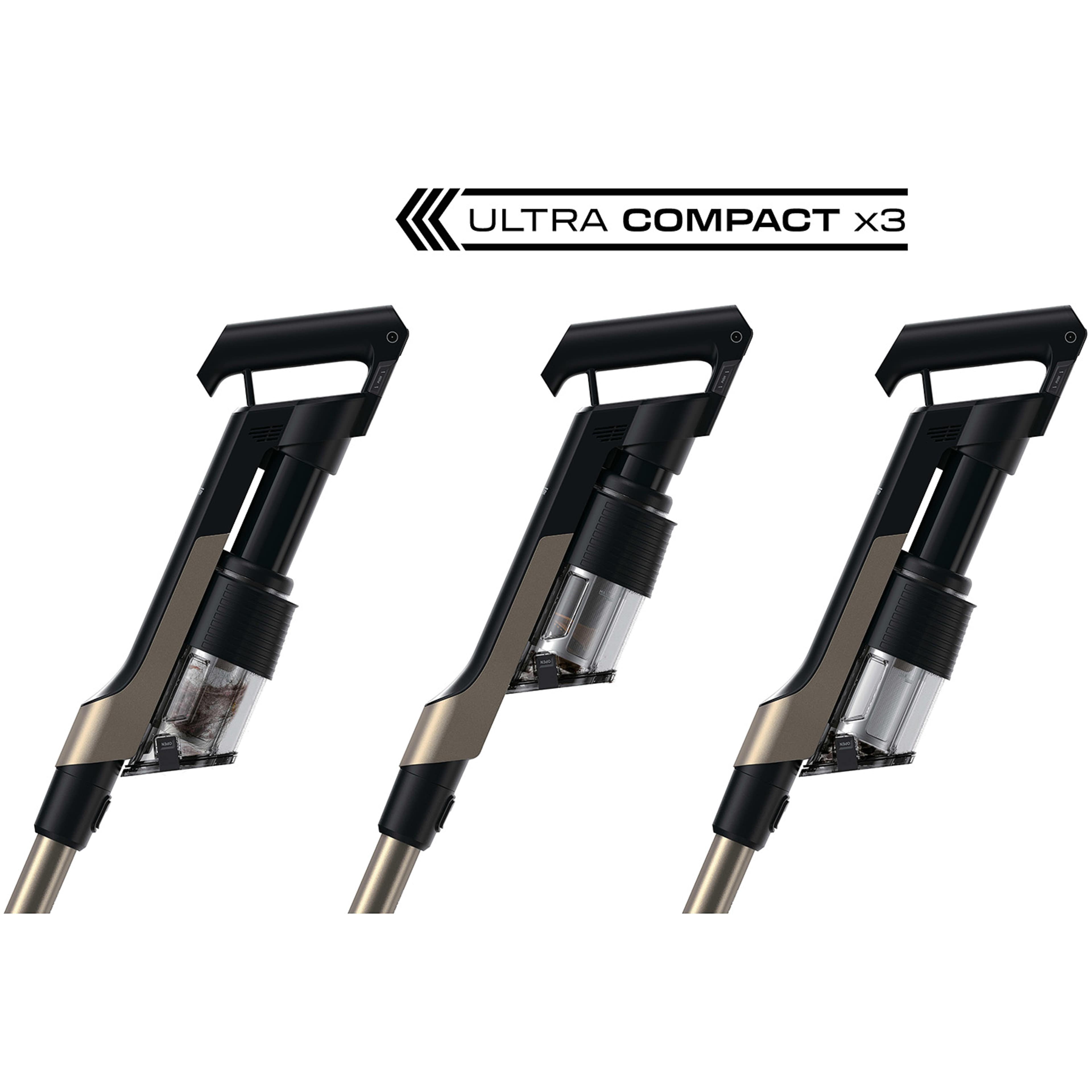 Skaftdammsugare Hf2 Pet All Floor 165w, från Hoover, i färgen urbansvart/dunemetallic. Klicka för att öppna bilden i stort format