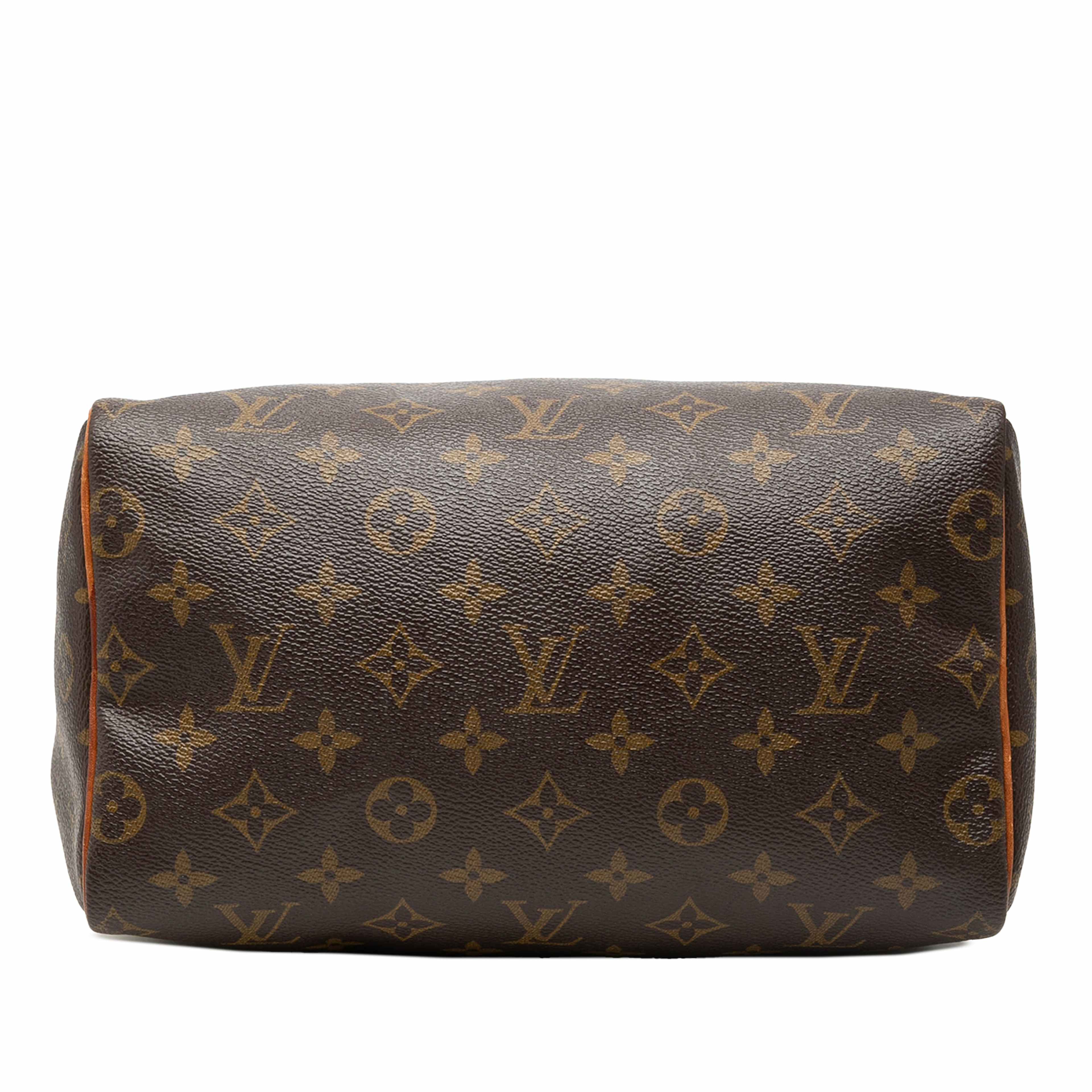 Louis Vuitton Monogram Speedy 25, från Luxclusif, i färgen brun. Klicka för att öppna bilden i stort format