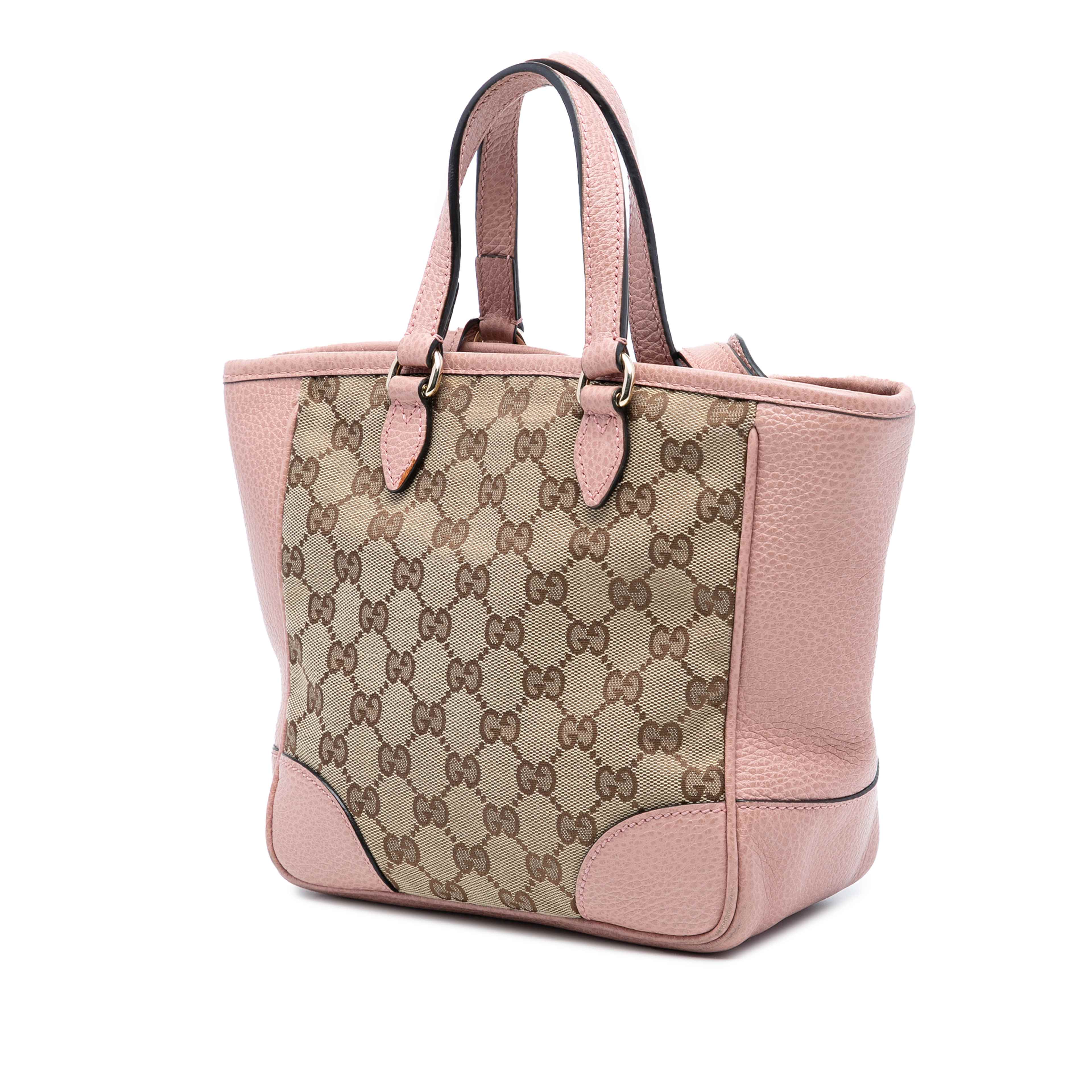 Gucci Small Gg Canvas Bree Satchel, från Luxclusif, i färgen beige. Klicka för att öppna bilden i stort format