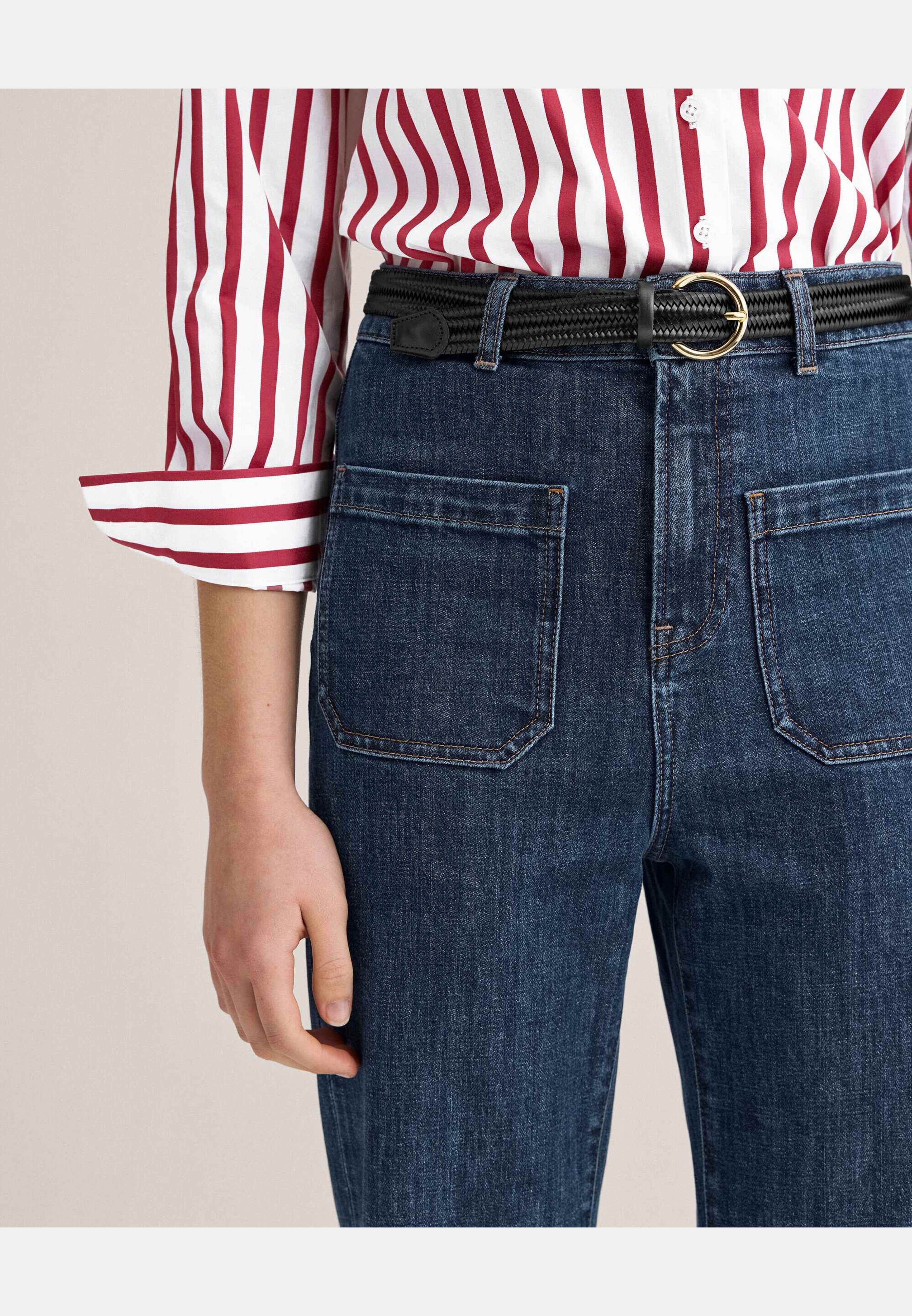 Carmela Denim, från Newhouse, i färgen mörkblå. Klicka för att öppna bilden i stort format