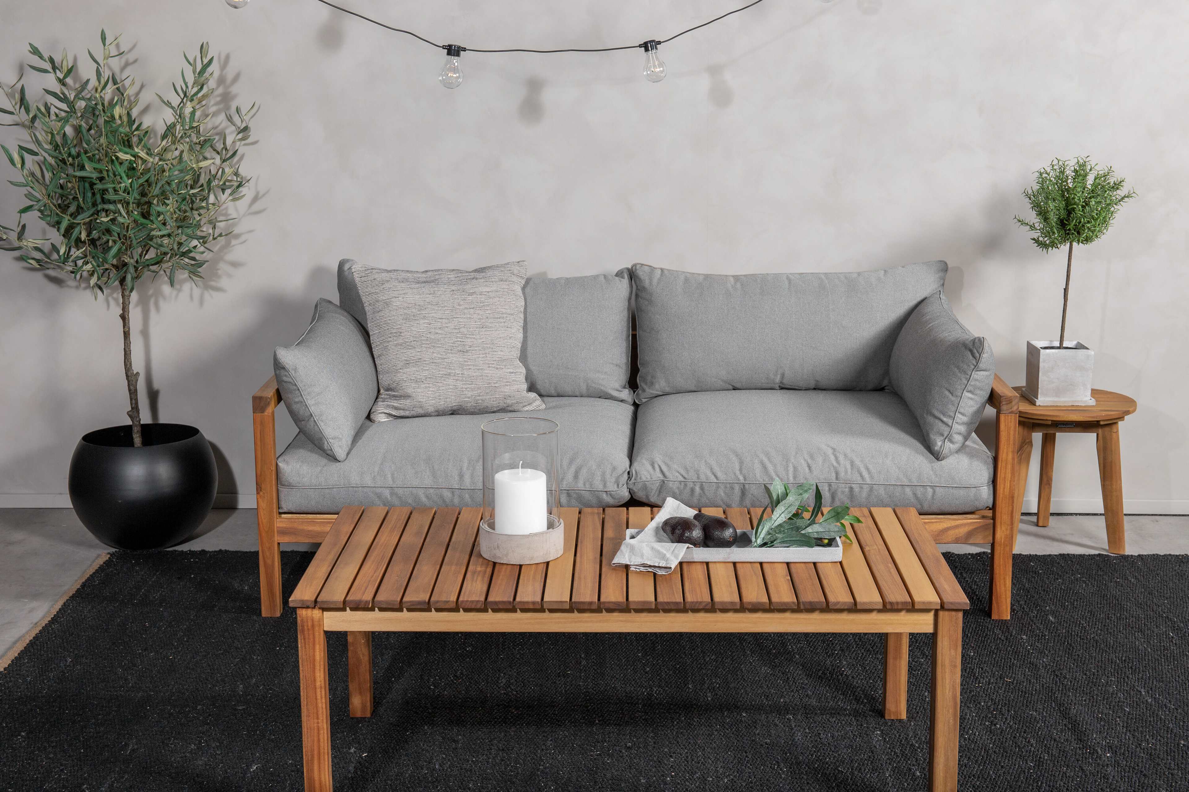 Marion 2-sits Soffa, från Venture Home, i färgen grey,nature. Klicka för att öppna bilden i stort format