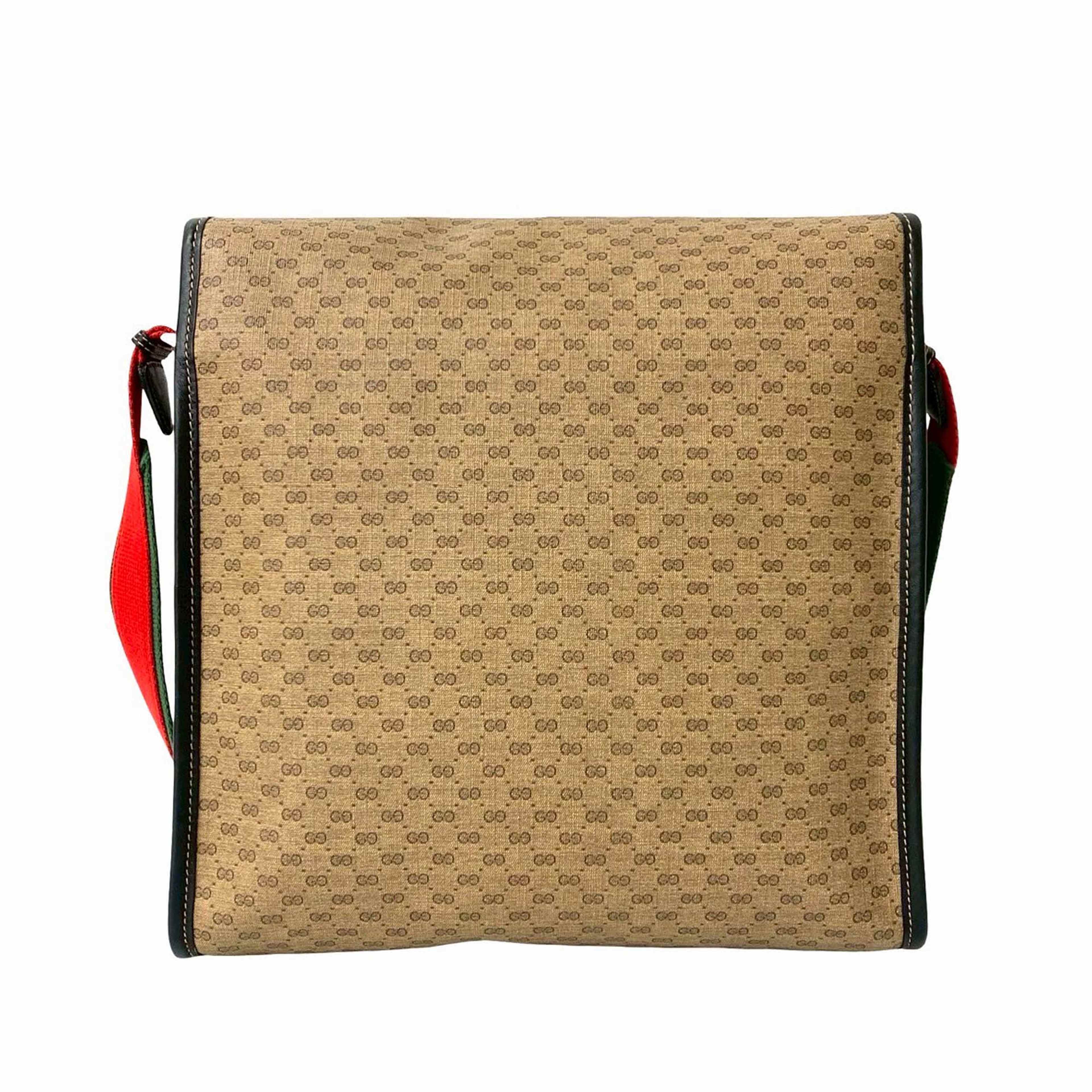 Gucci Micro Gg Supreme Web Shoulder Bag, från Luxclusif, i färgen beige. Klicka för att öppna bilden i stort format