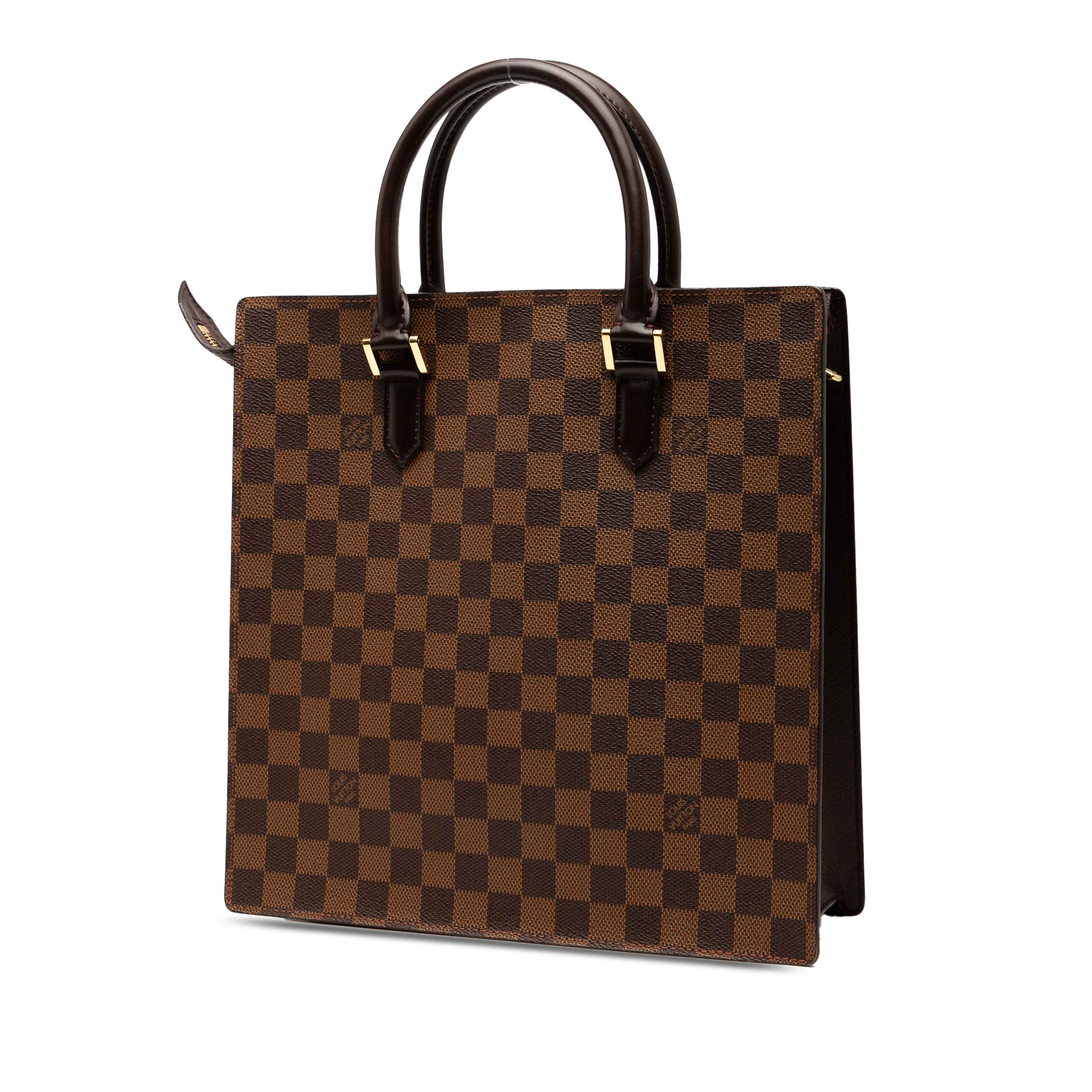 Louis Vuitton Damier Ebene Venice Sac Plat, från Luxclusif, i färgen brown. Klicka för att öppna bilden i stort format