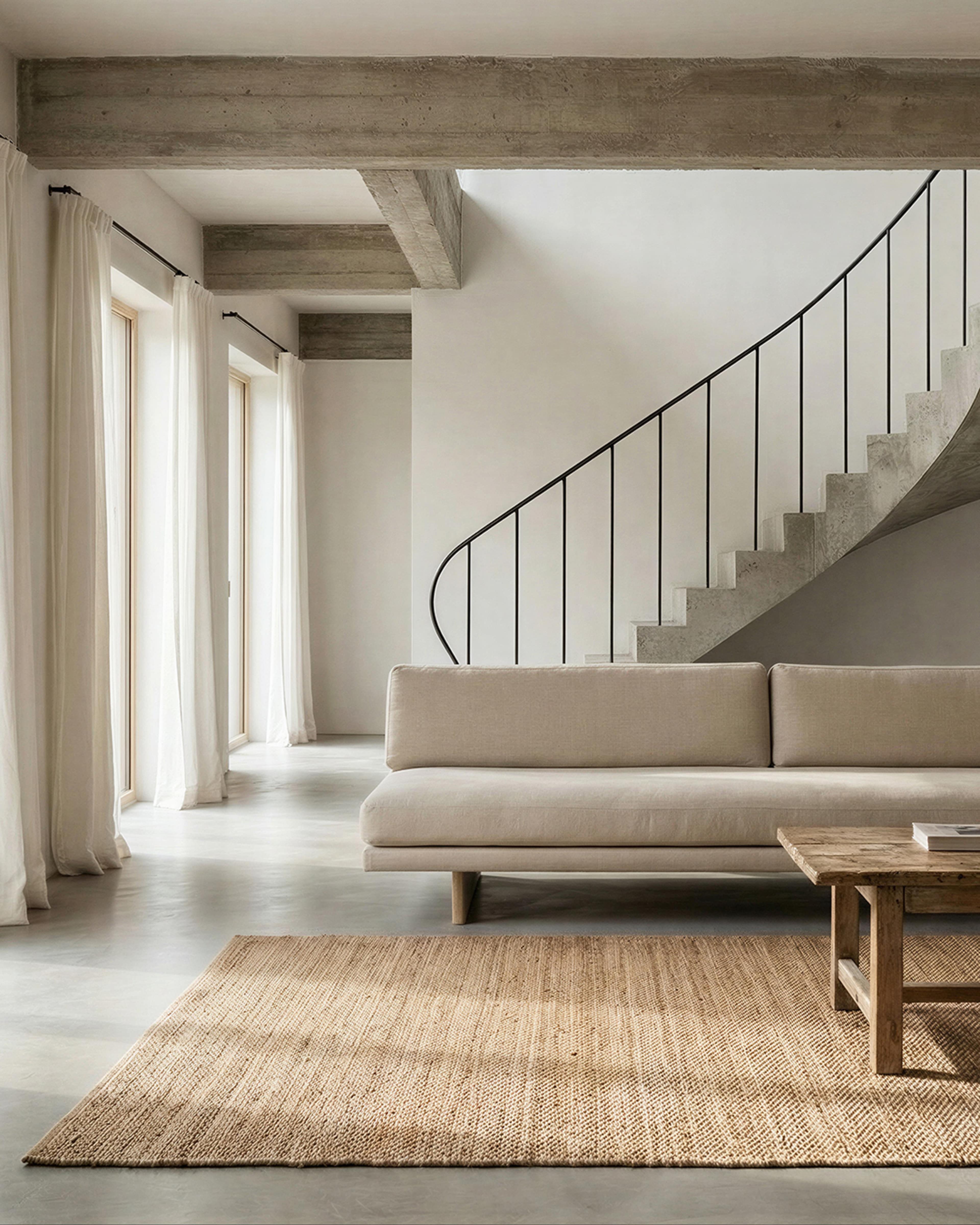 Matta Jute Plain, från Classic Collection, i färgen natural. Klicka för att öppna bilden i stort format