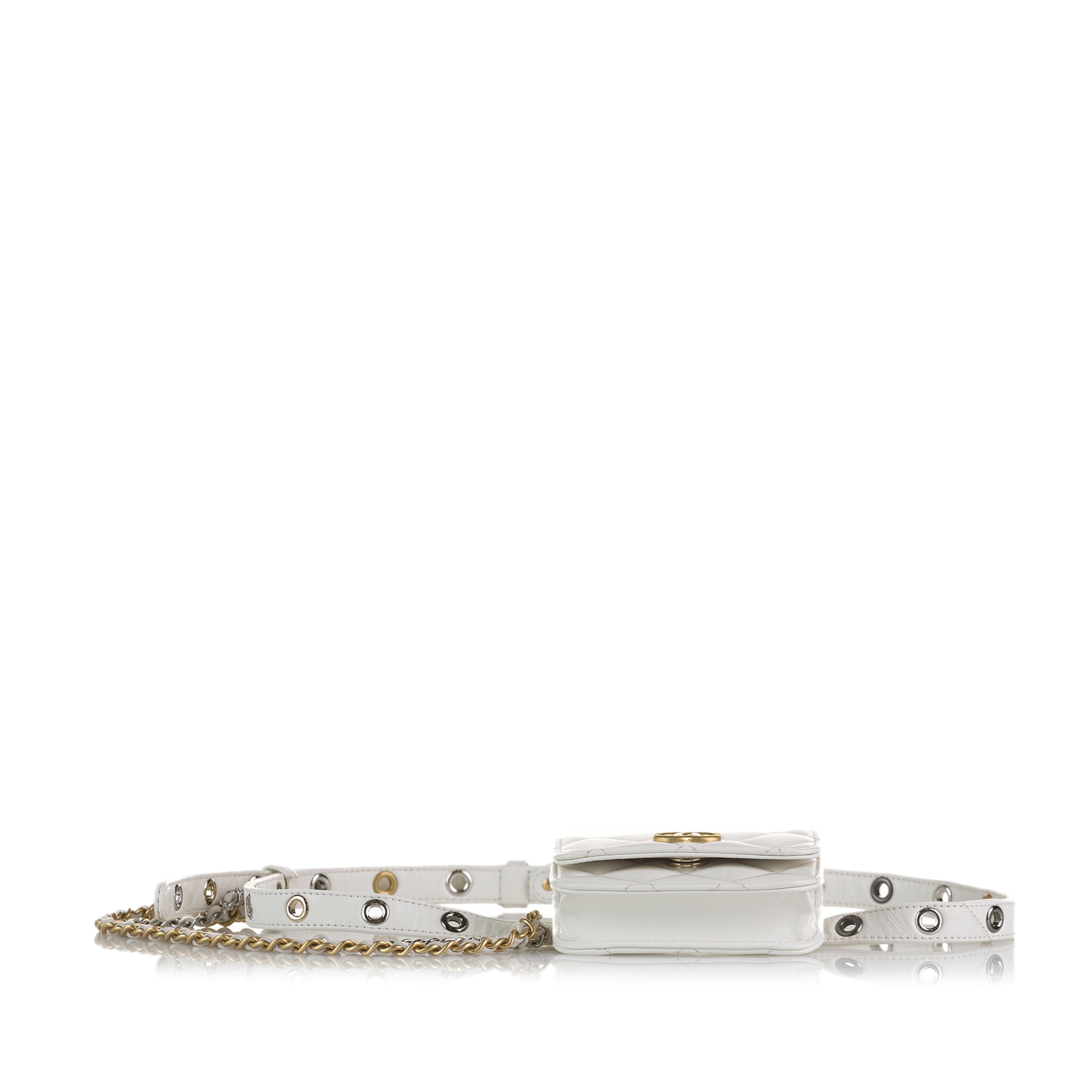 Chanel Punk Chain Leather Belt Bag