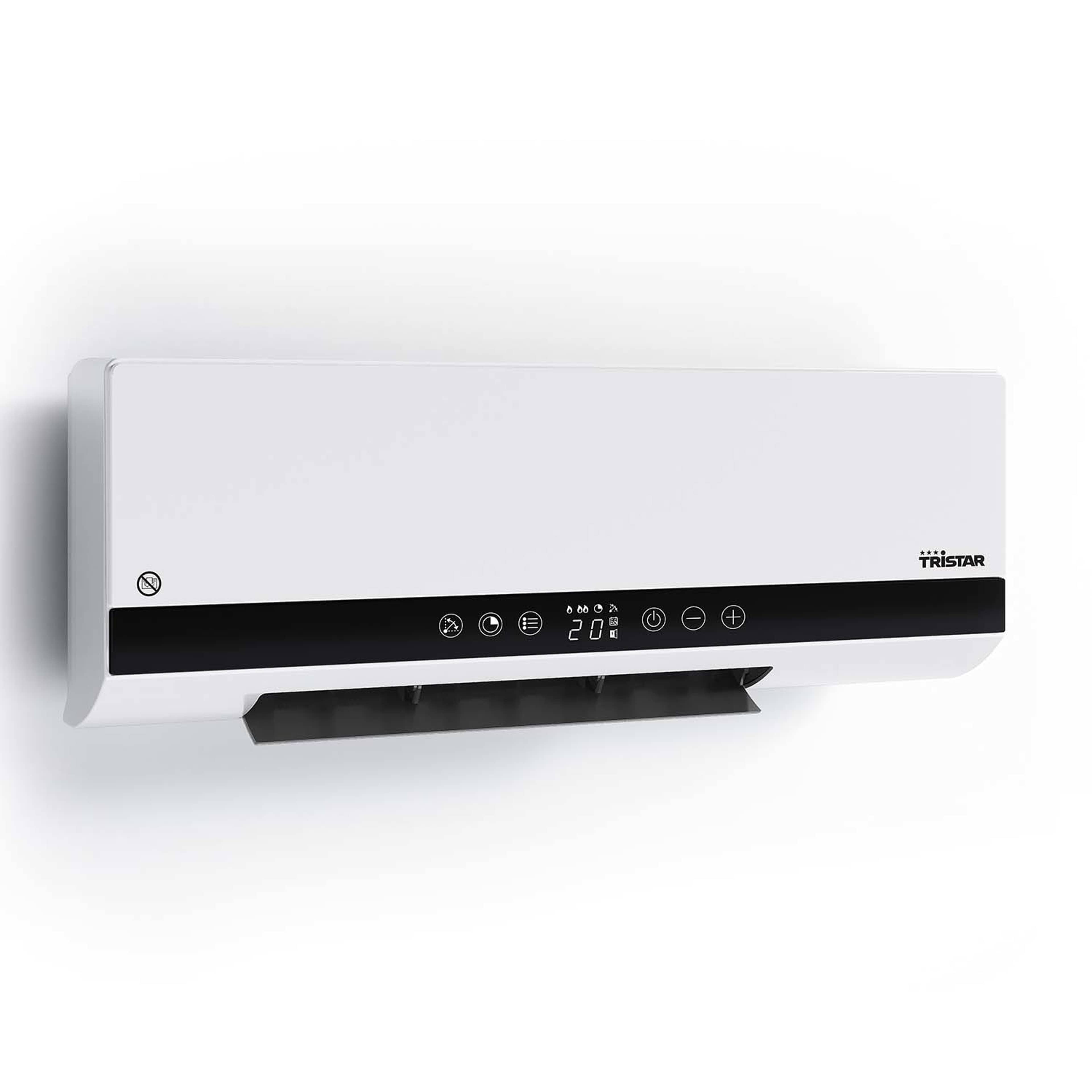 Väggmonterad Keramisk Värmare 2000w Oscillering - Ka-5216, från Tristar, i färgen vit. Klicka för att öppna bilden i stort format