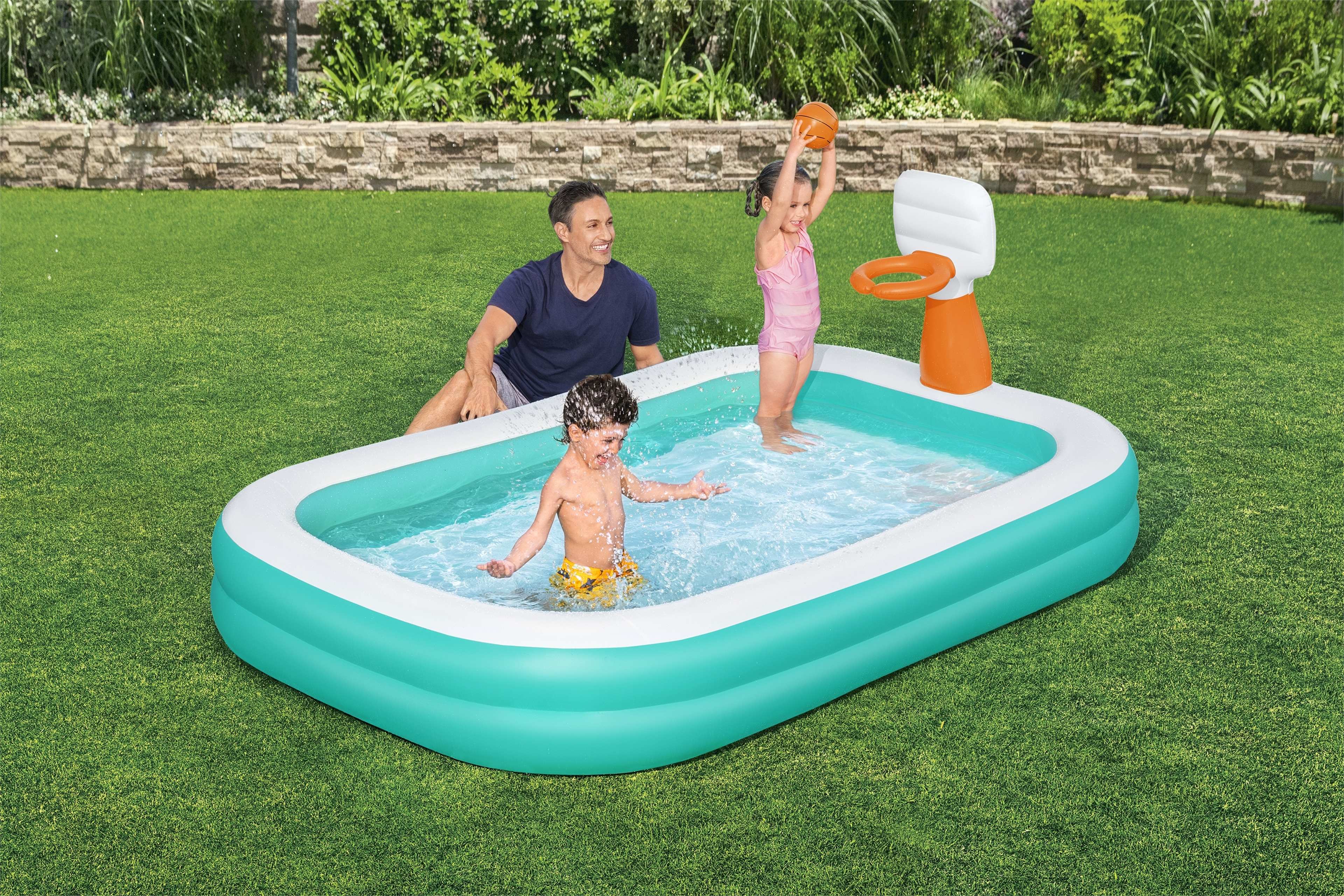 Familjepool Dunk N Splash 251 X 168 X 102cm