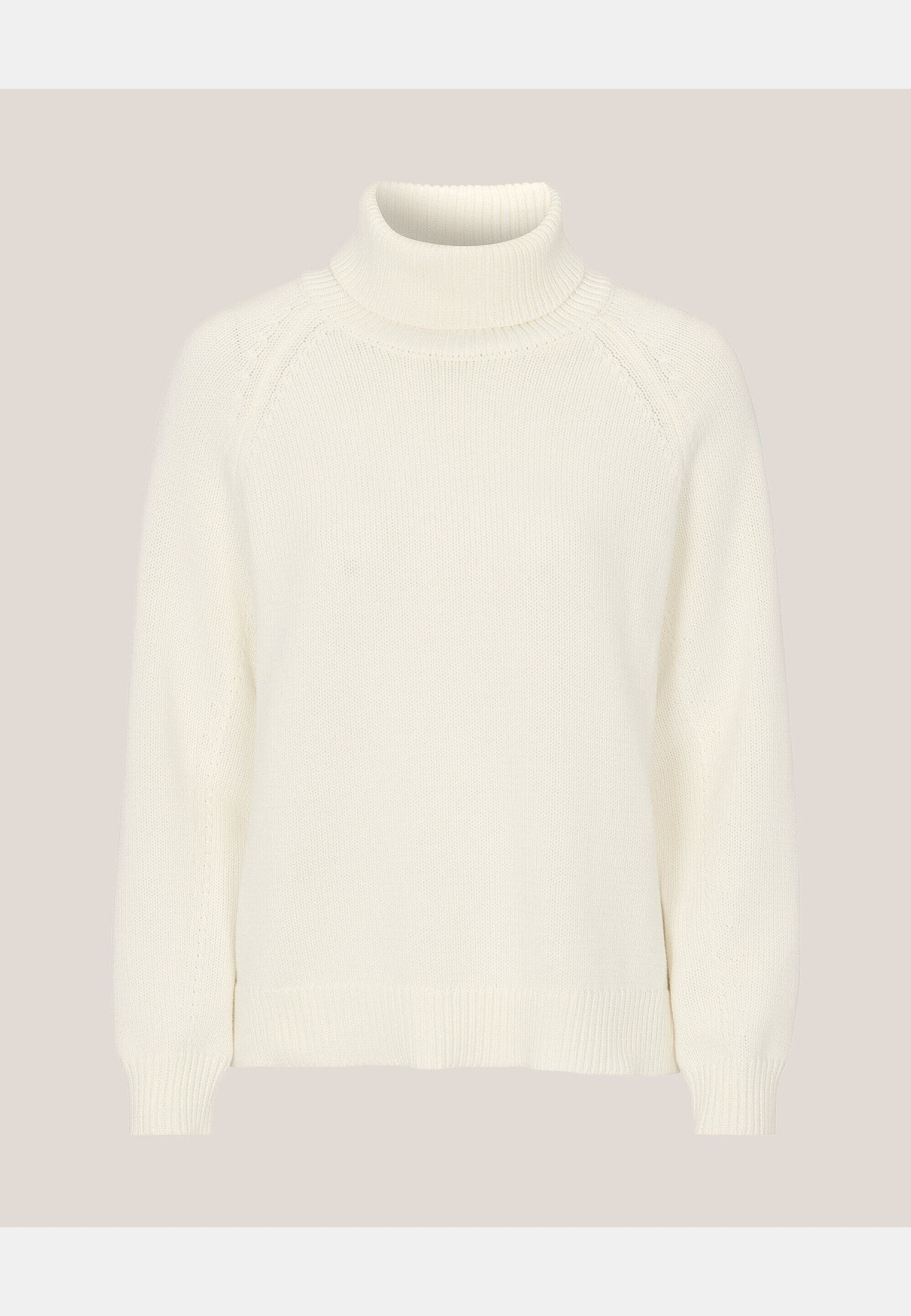 Stickad Polotröja Iris, från Newhouse, i färgen offwhite. Klicka för att öppna bilden i stort format