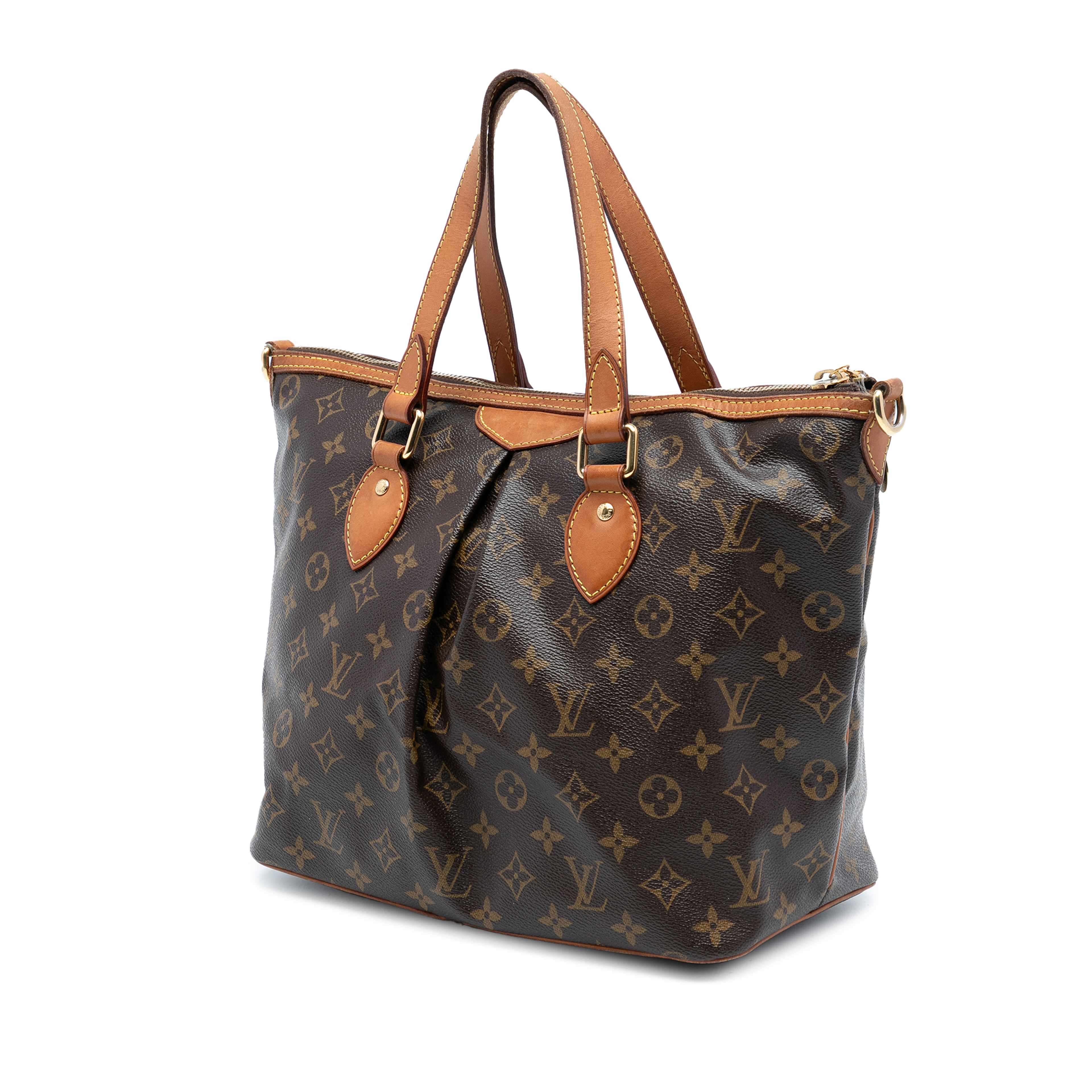 Louis Vuitton Monogram Palermo Pm, från Luxclusif, i färgen brown. Klicka för att öppna bilden i stort format