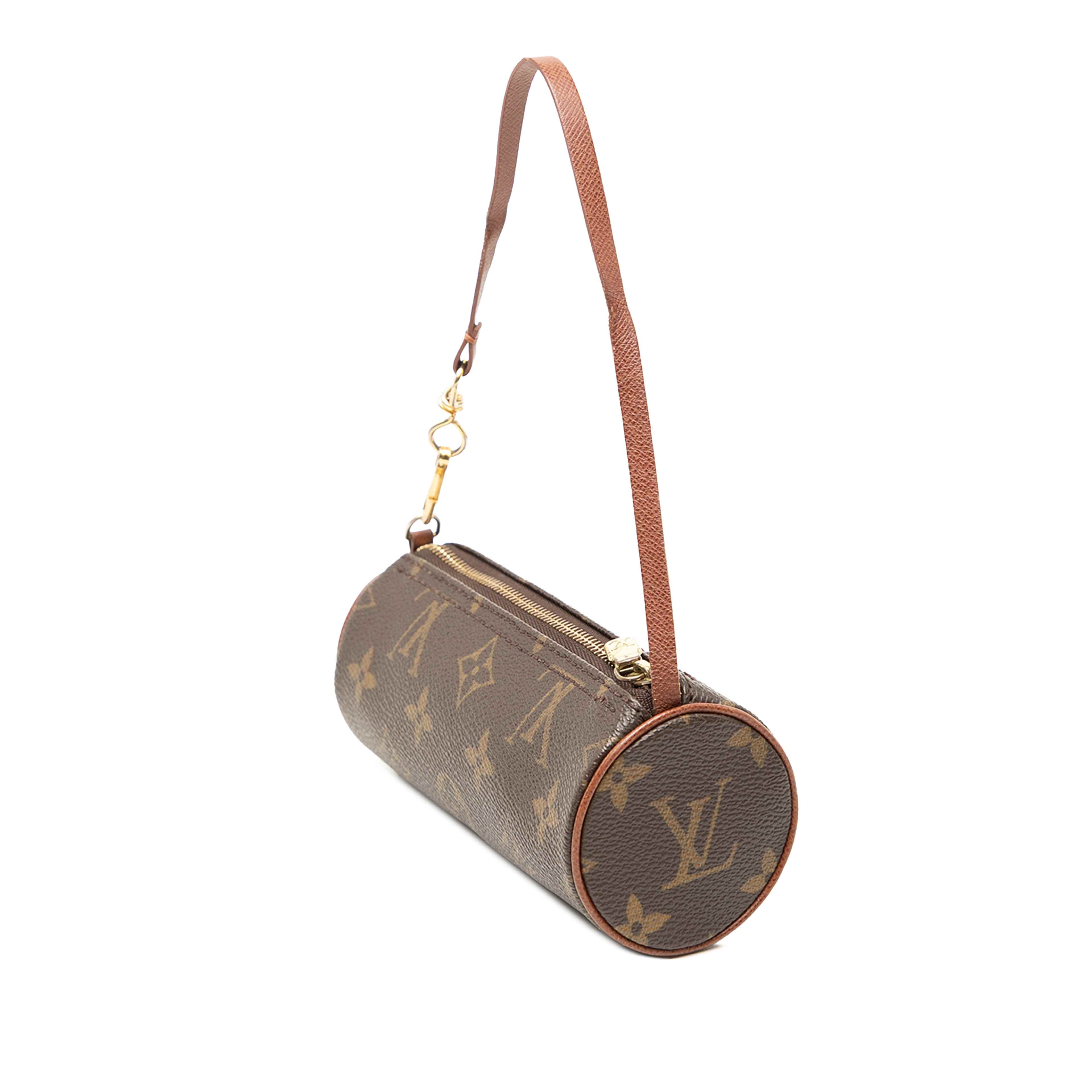 Louis Vuitton Monogram Papillon Pochette, från Luxclusif, i färgen brun. Klicka för att öppna bilden i stort format