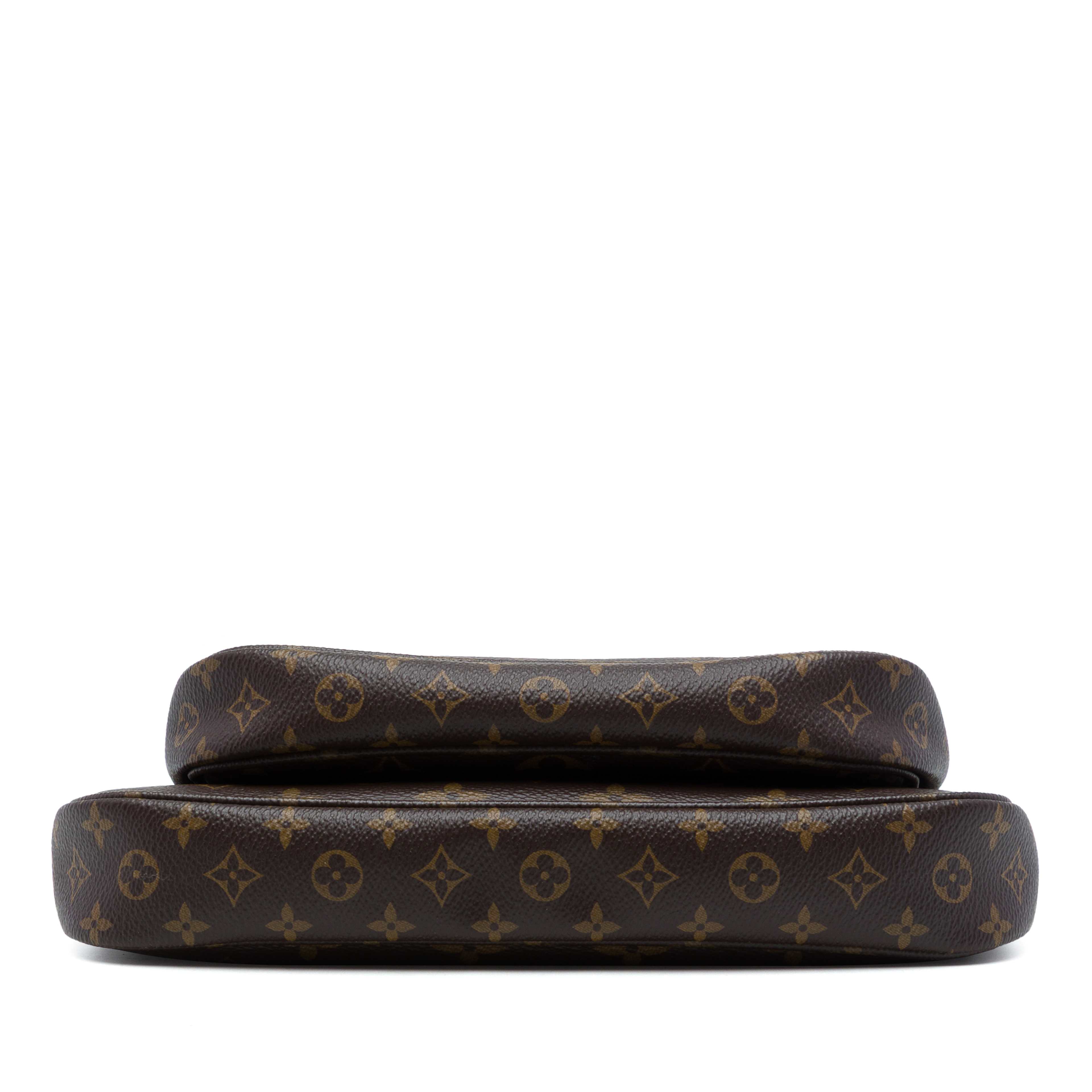 Louis Vuitton Monogram Multi Pochette Accessoires, från Luxclusif, i färgen brun. Klicka för att öppna bilden i stort format