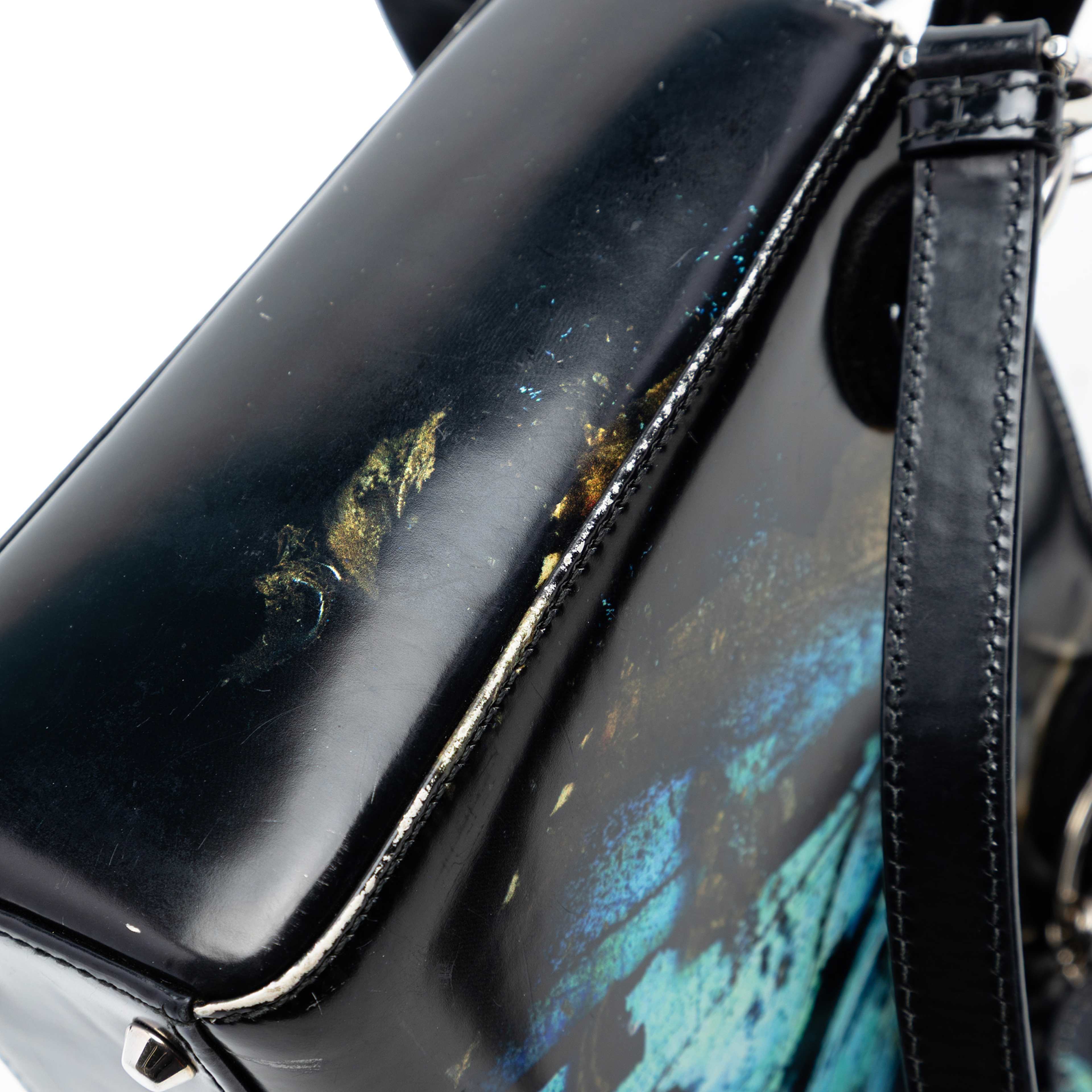 Dior Limited Edition Mat Collishaw Lady Art Mini Calfskin Butterfly Lady Dior, från Luxclusif, i färgen svart. Klicka för att öppna bilden i stort format