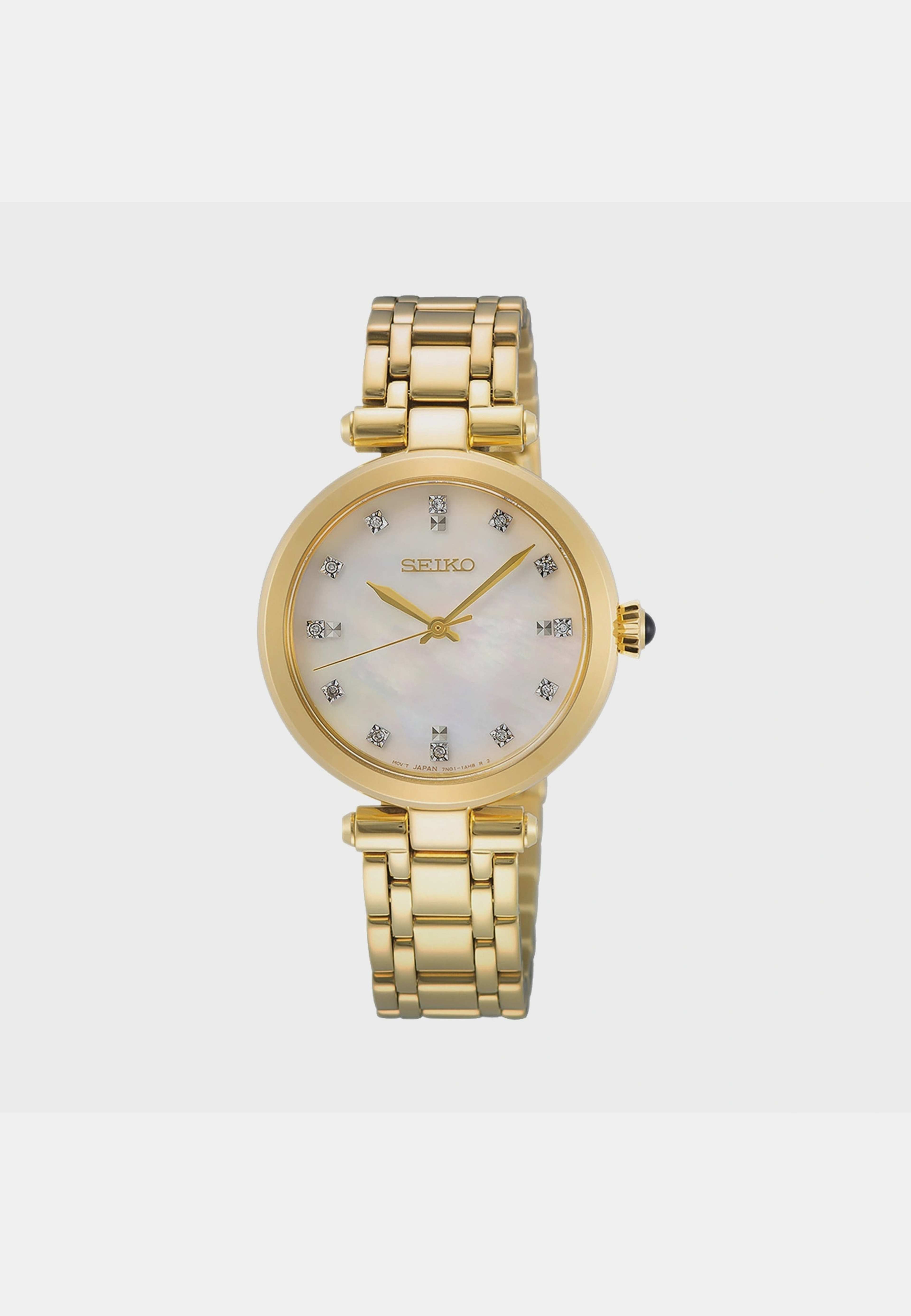 Seiko Dam Vit-guld/stål-guld, Stållänk - Srz536p1, från Seiko, i färgen 1. Klicka för att öppna bilden i stort format