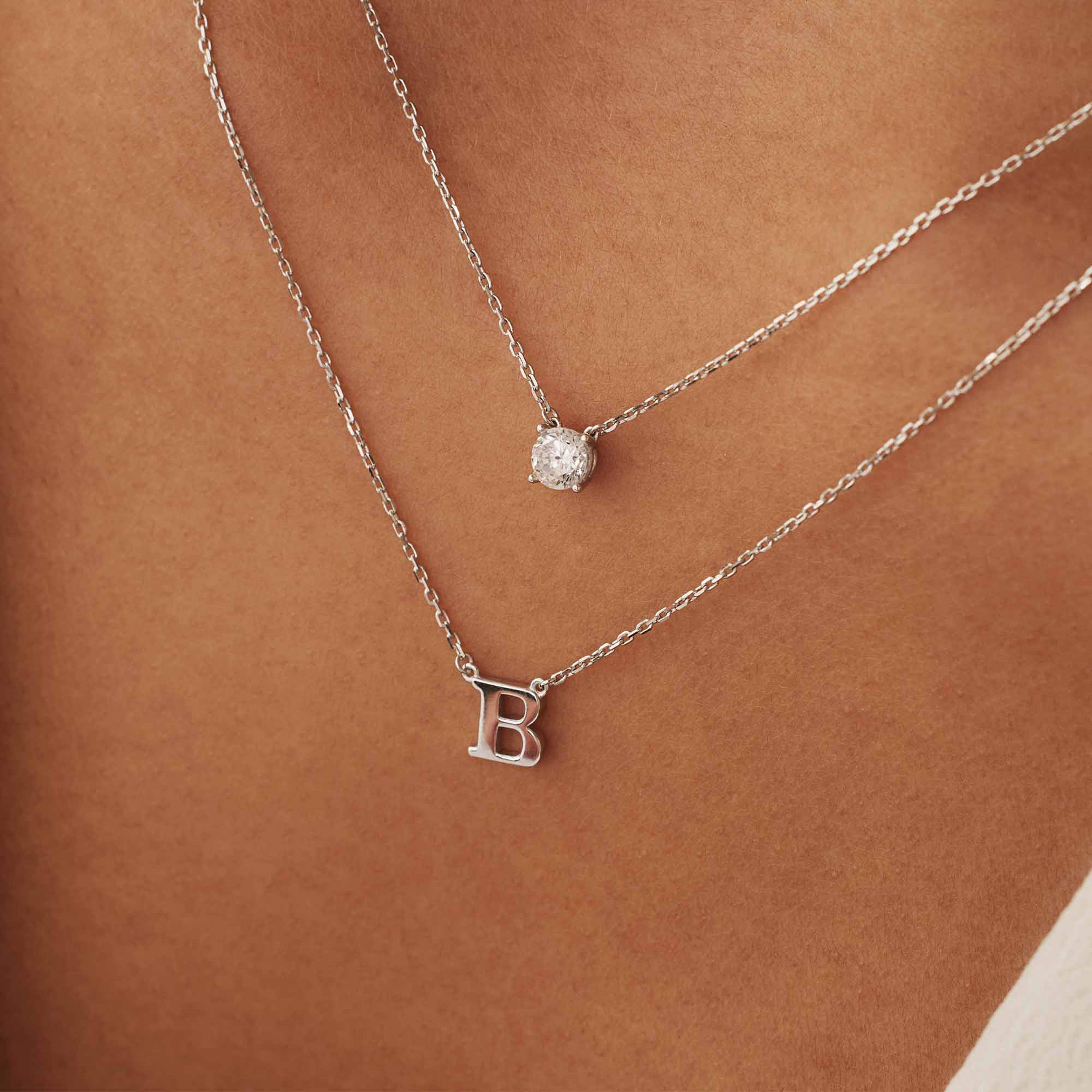 Isabel Bernard 14 Karat White Gold Necklace