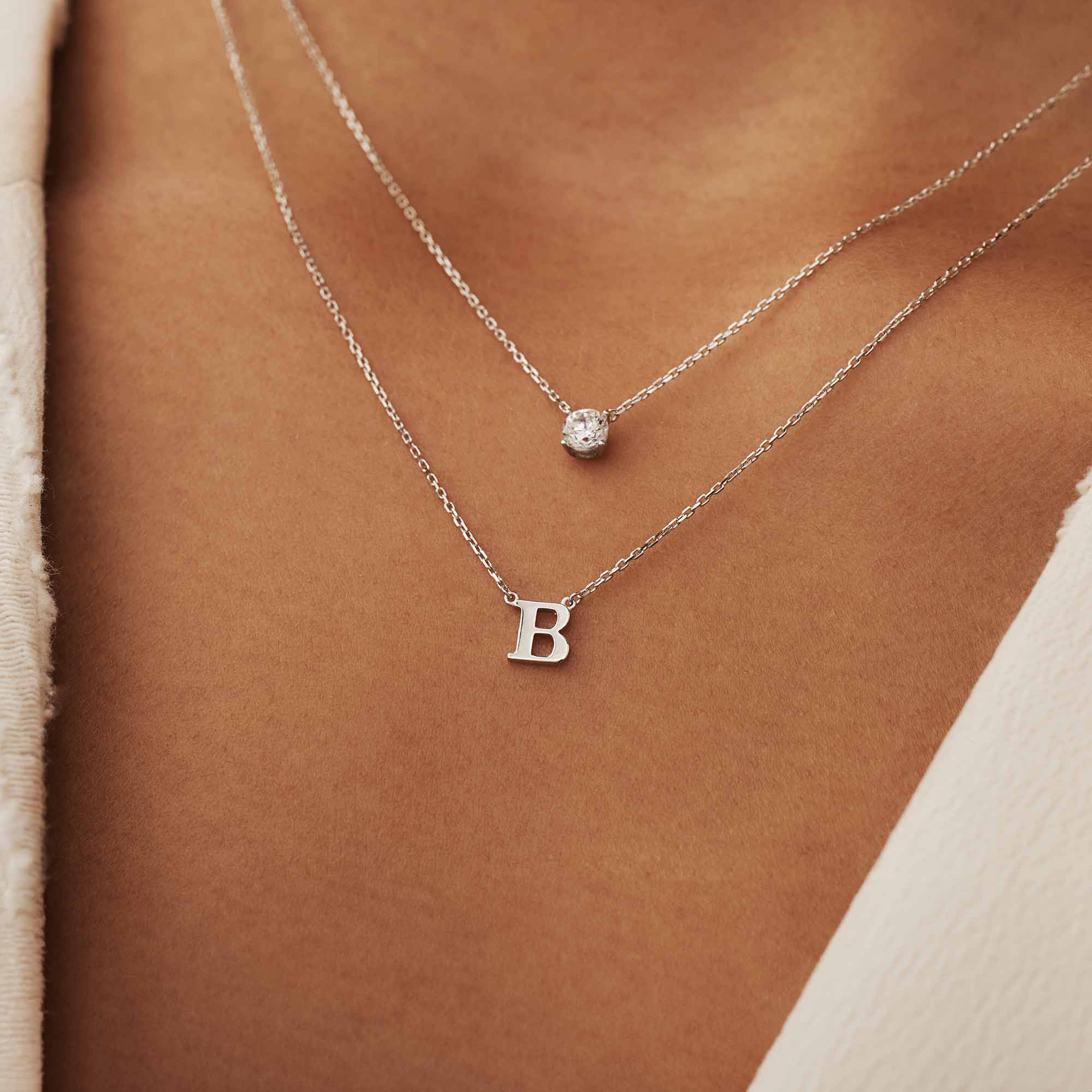 Isabel Bernard 14 Karat White Gold Necklace