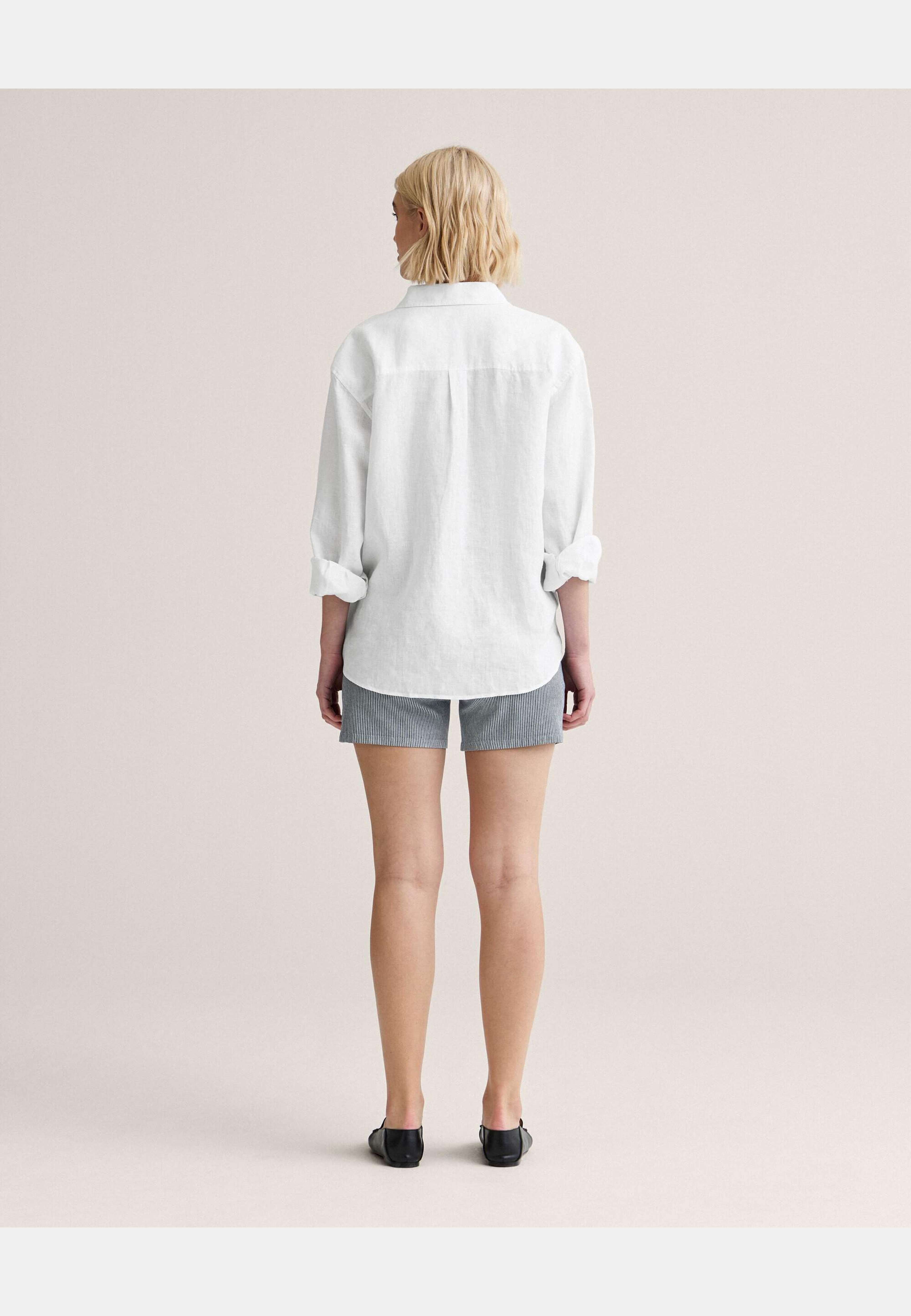 Milou Denim Shorts Striped, från Newhouse, i färgen marinblå. Klicka för att öppna bilden i stort format
