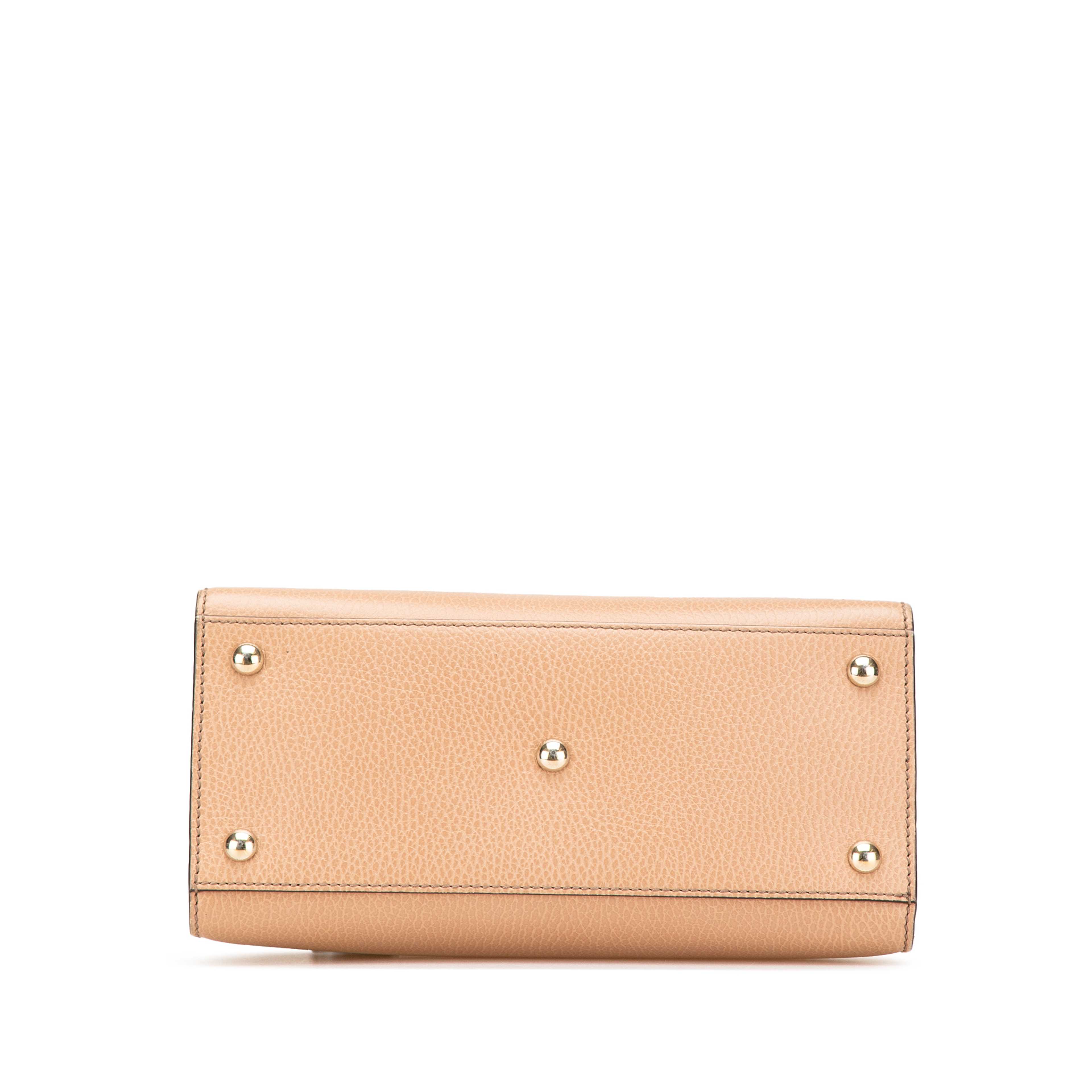 Gucci Medium Leather Soho Top Handle Convertible Tote