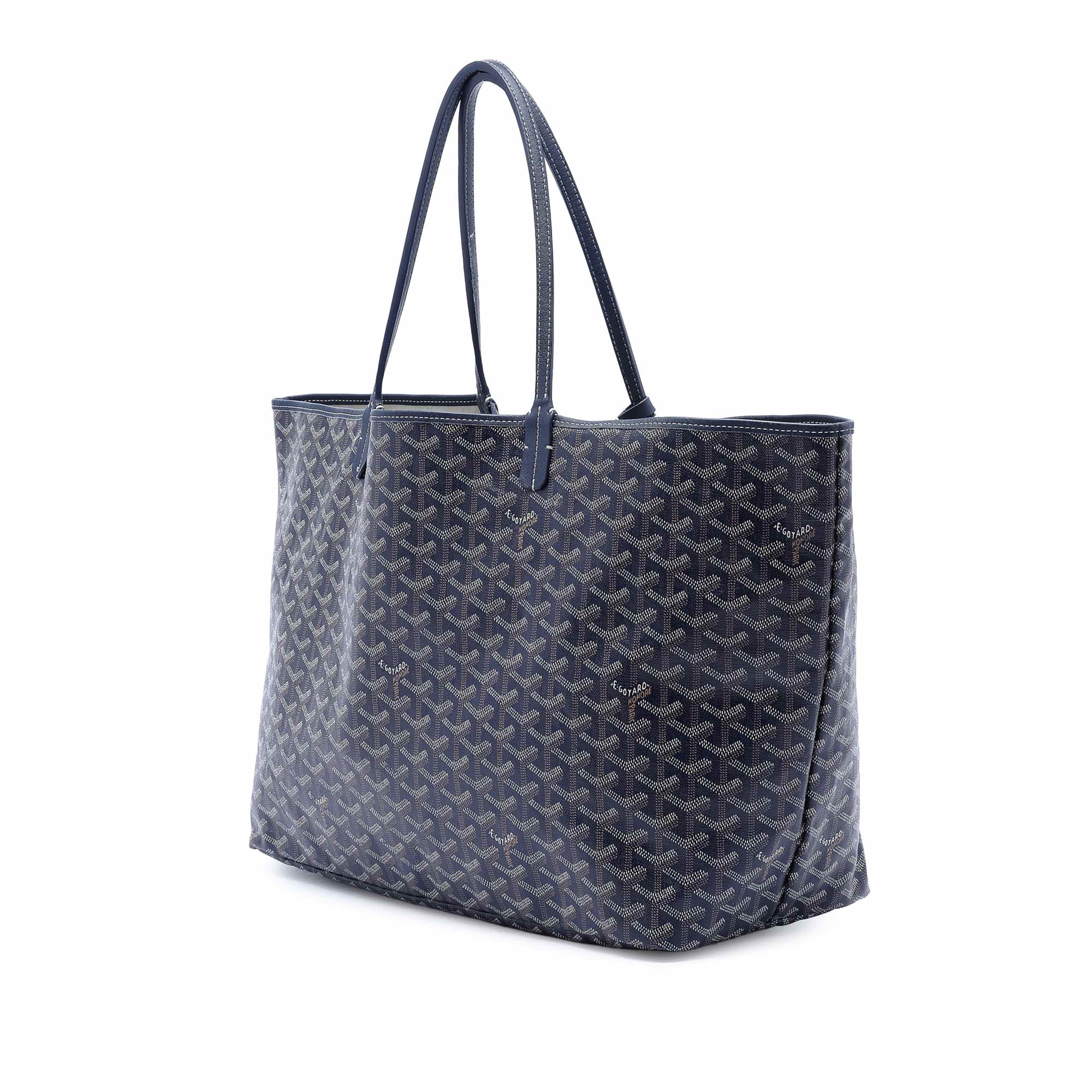 Goyard Goyardine Saint Louis Gm, från Luxclusif, i färgen navy. Klicka för att öppna bilden i stort format
