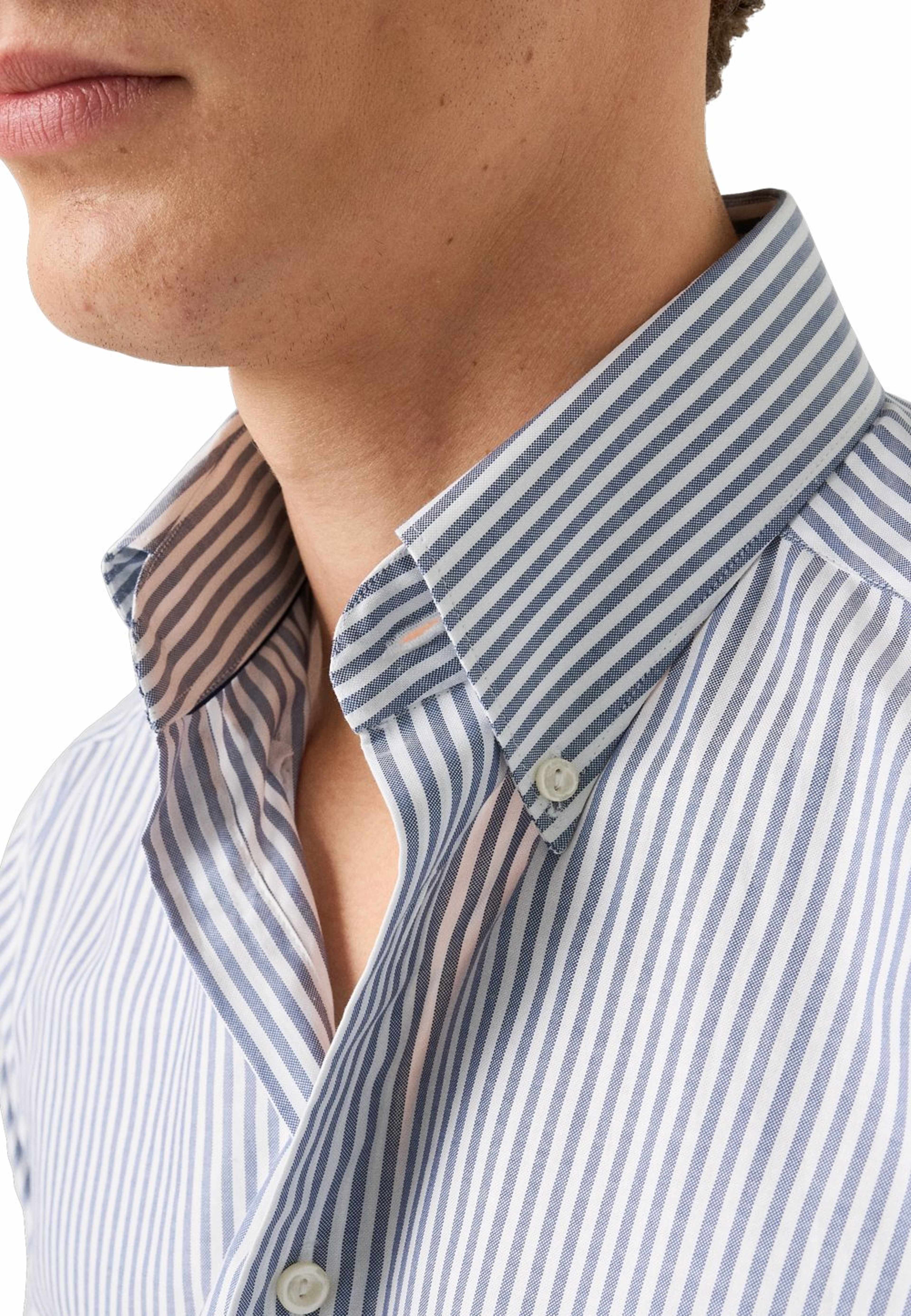 Randig Skjorta I Signature Oxford Slim Fit