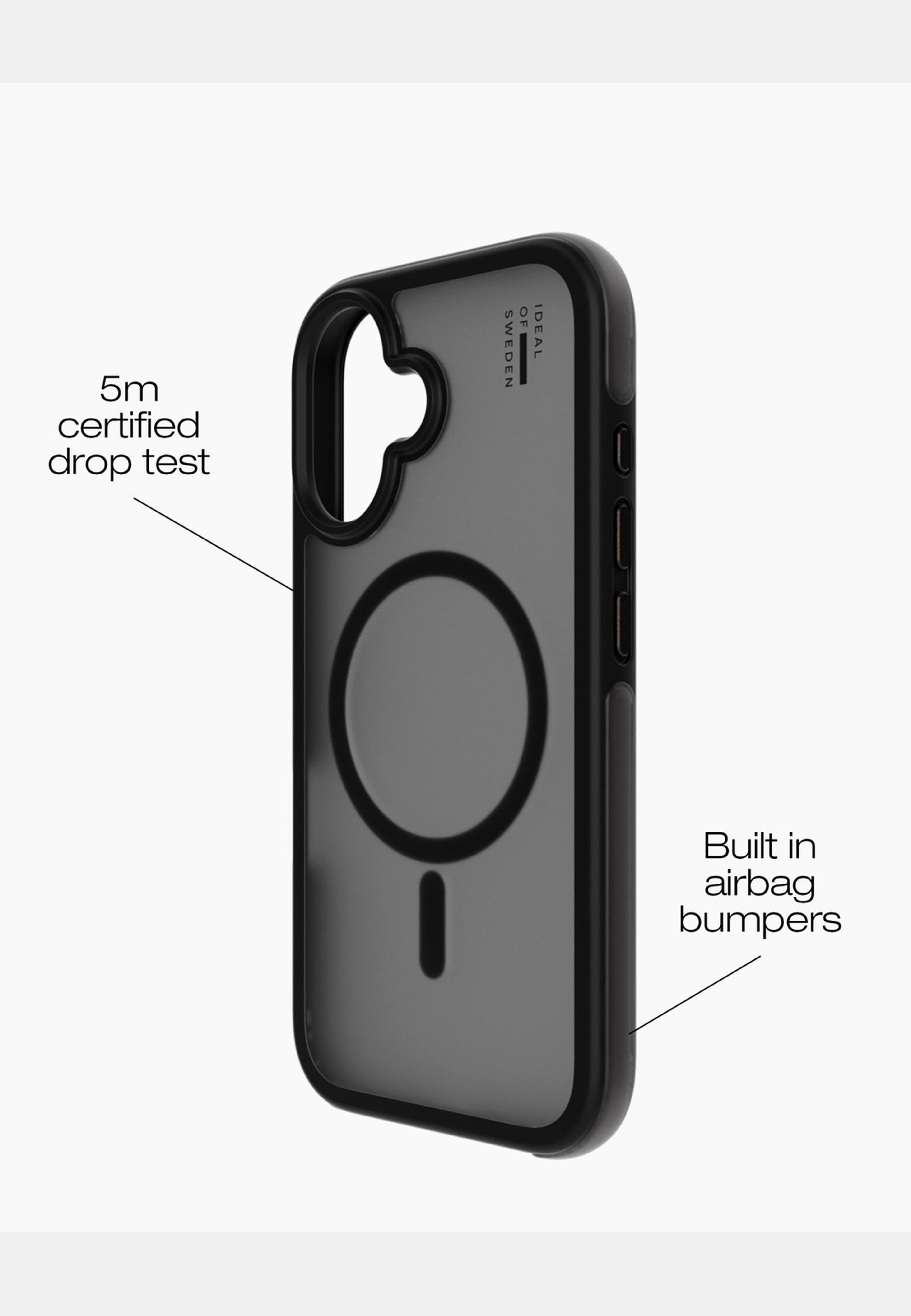 Ideal Bumper Case Magsafe Iphone Black, från Ideal Of Sweden, i färgen black. Klicka för att öppna bilden i stort format