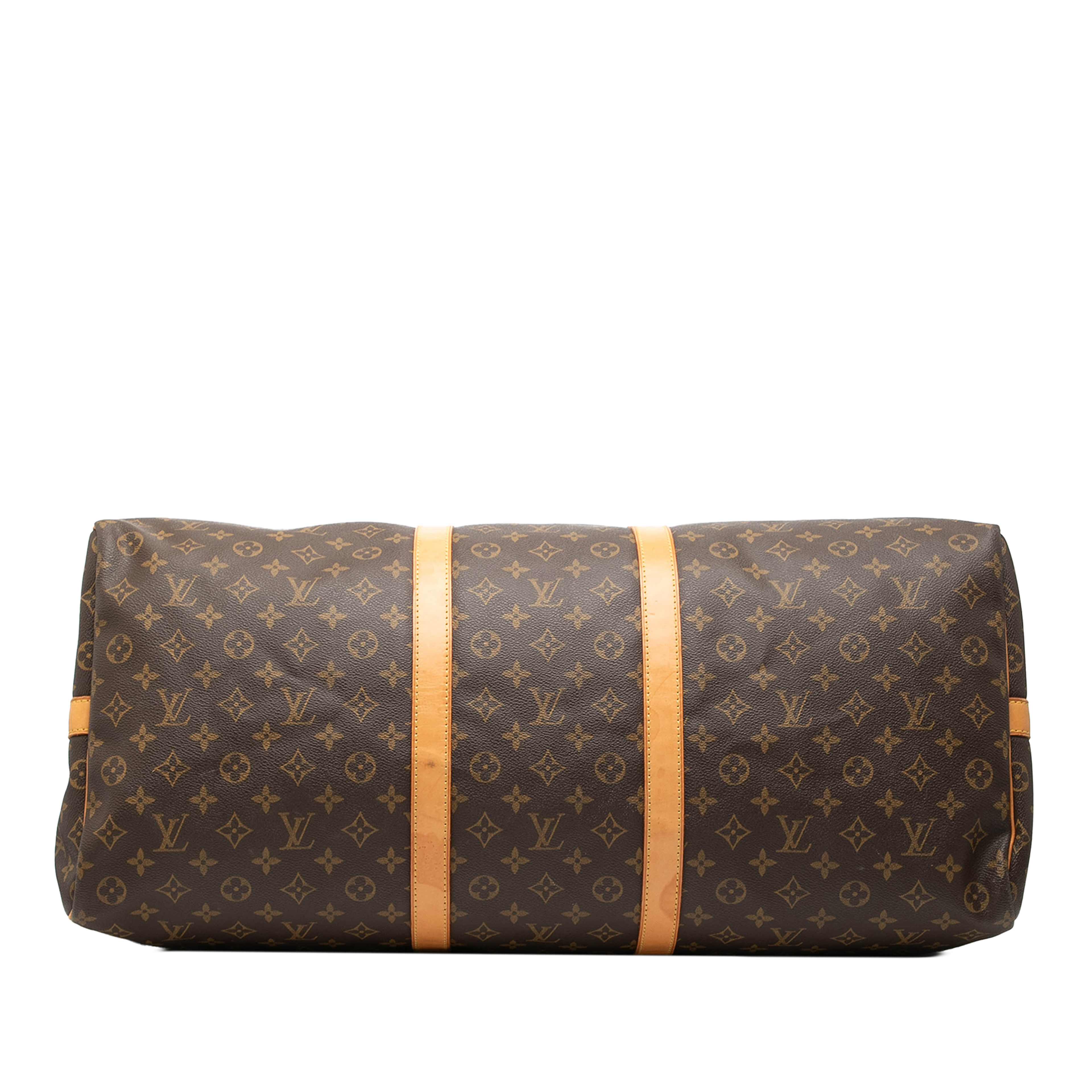 Louis Vuitton Monogram Keepall Bandouliere 60, från Luxclusif, i färgen brown. Klicka för att öppna bilden i stort format