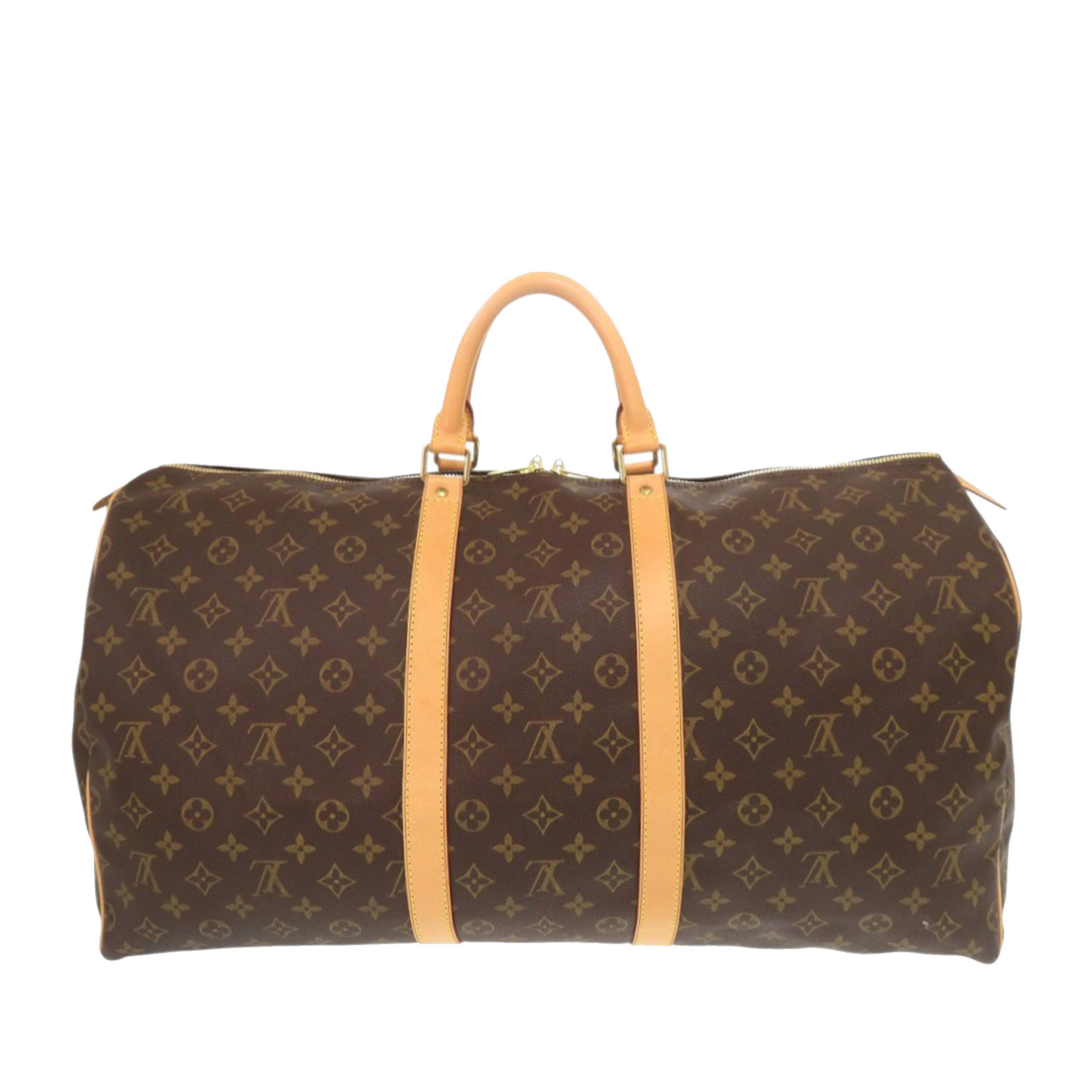 Louis Vuitton Monogram Keepall 55, från Luxclusif, i färgen brown. Klicka för att öppna bilden i stort format