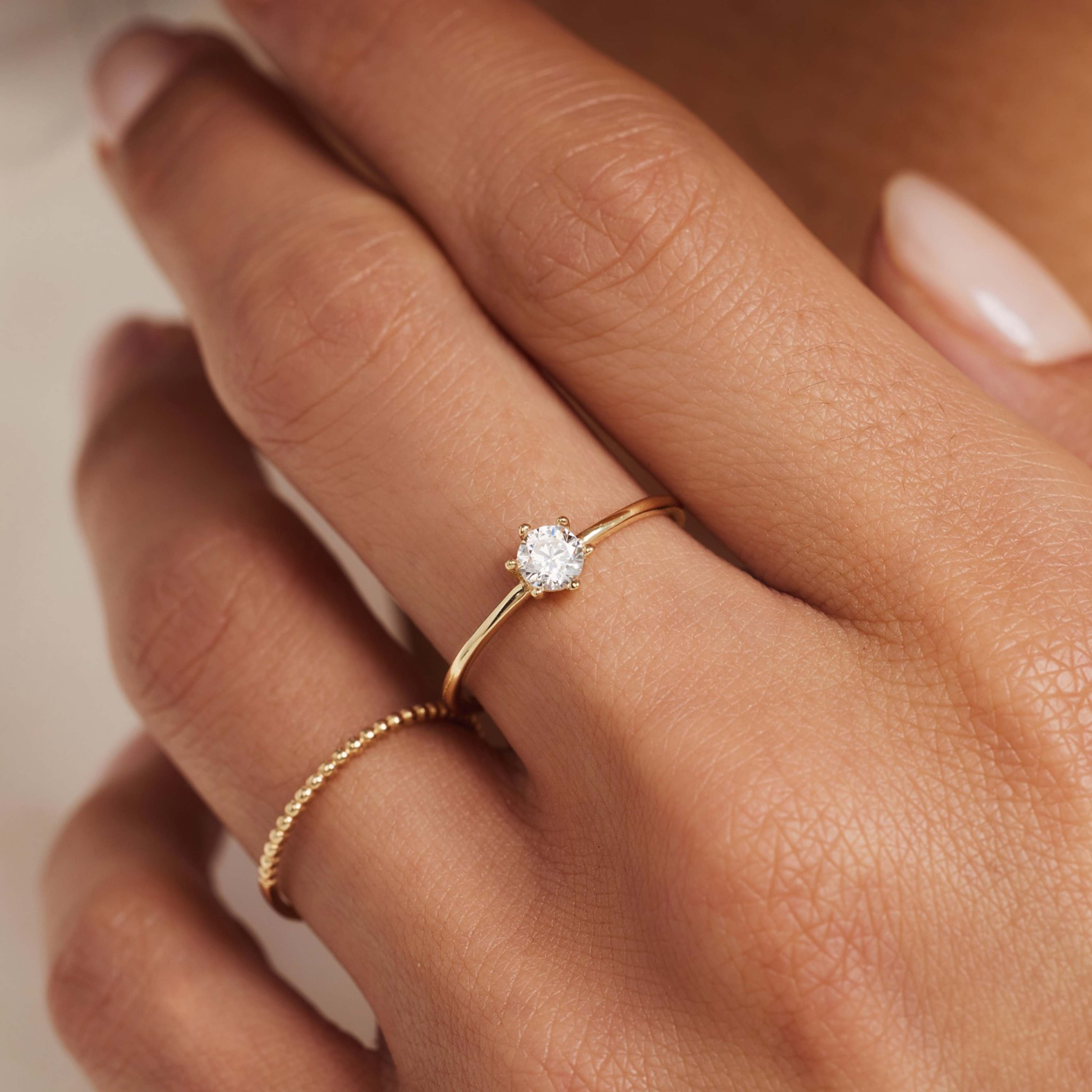 Rivoli 14 Karat Guld Ring