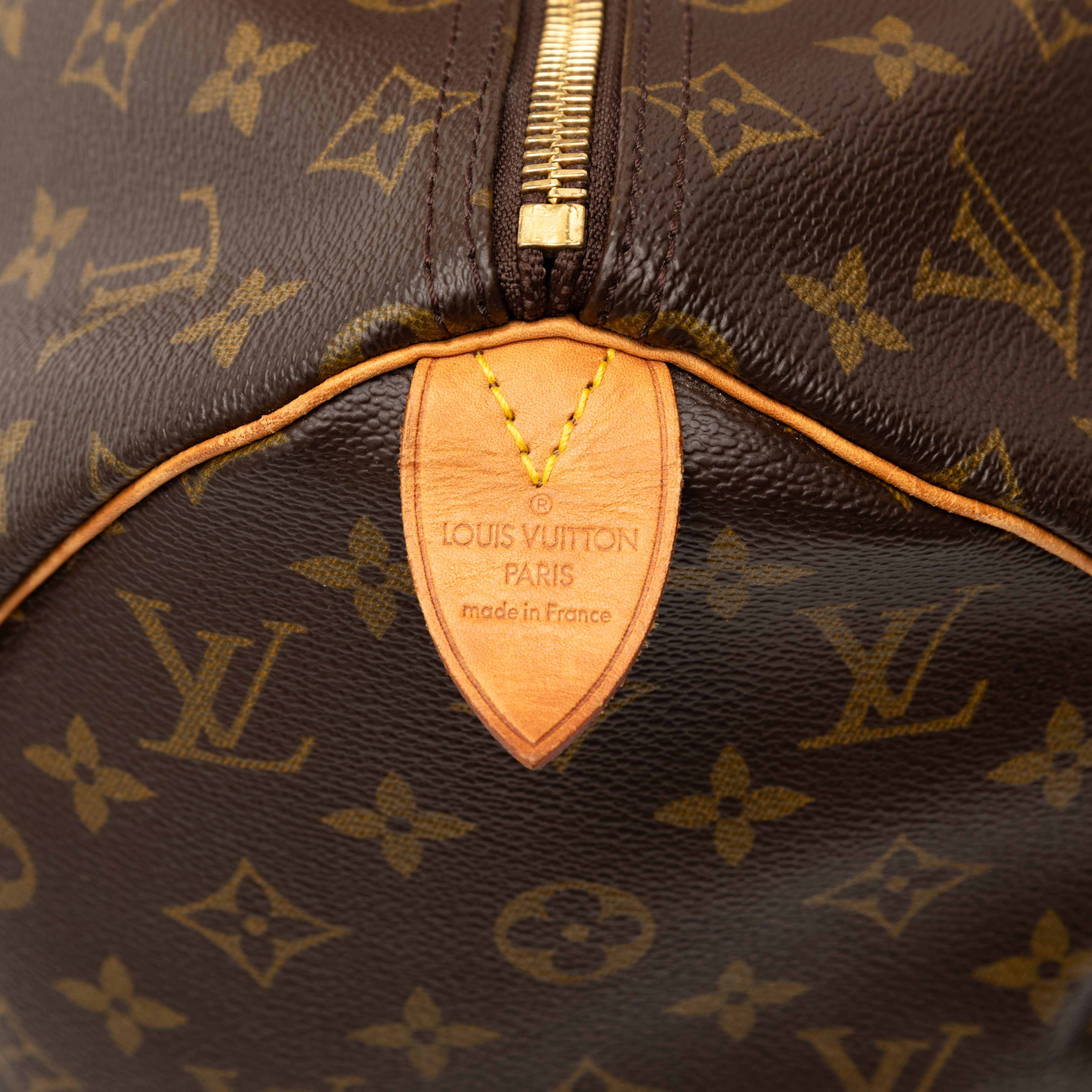 Louis Vuitton Monogram Keepall 45, från Luxclusif, i färgen brown. Klicka för att öppna bilden i stort format