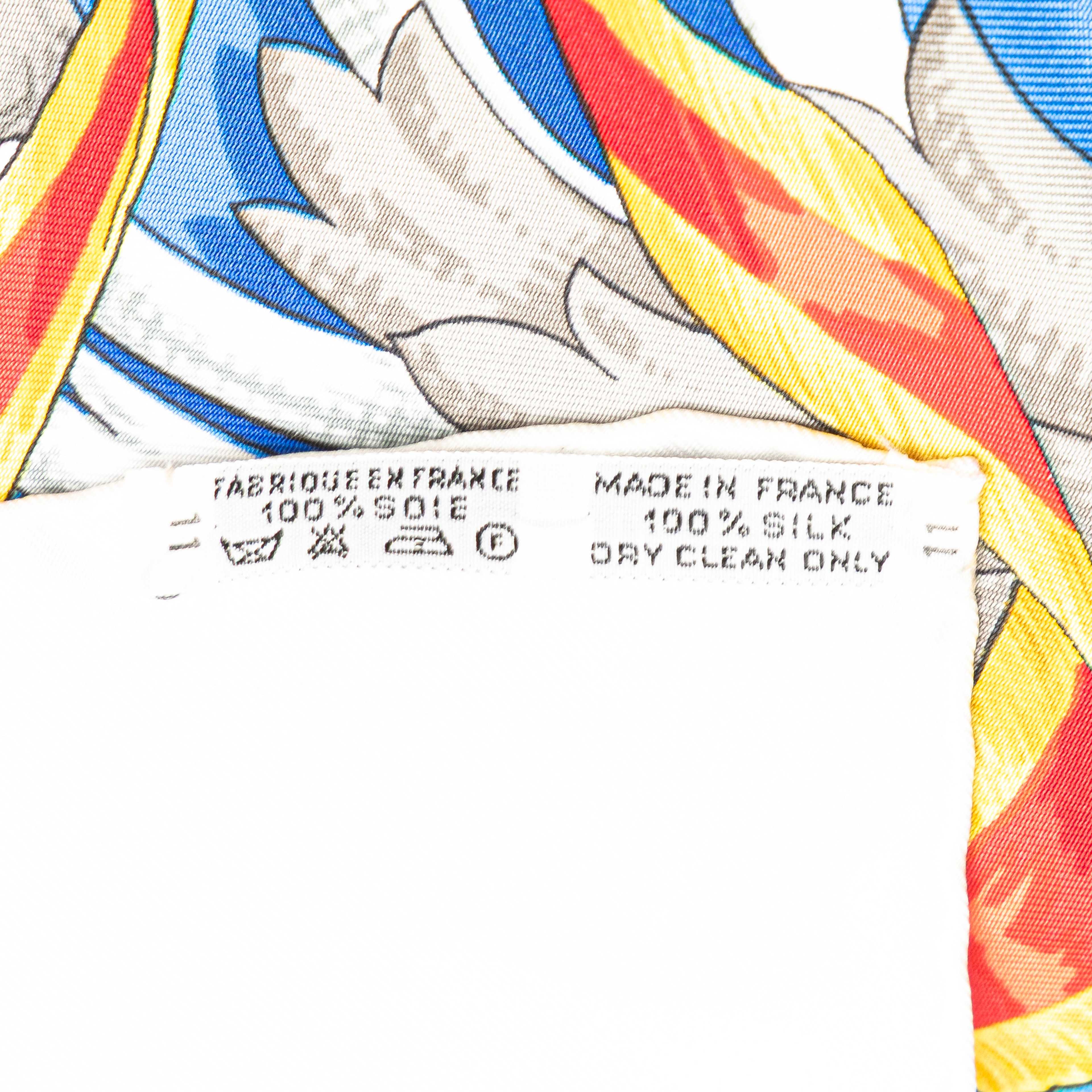 Hermès Le Mors A La Conetable Silk Scarf