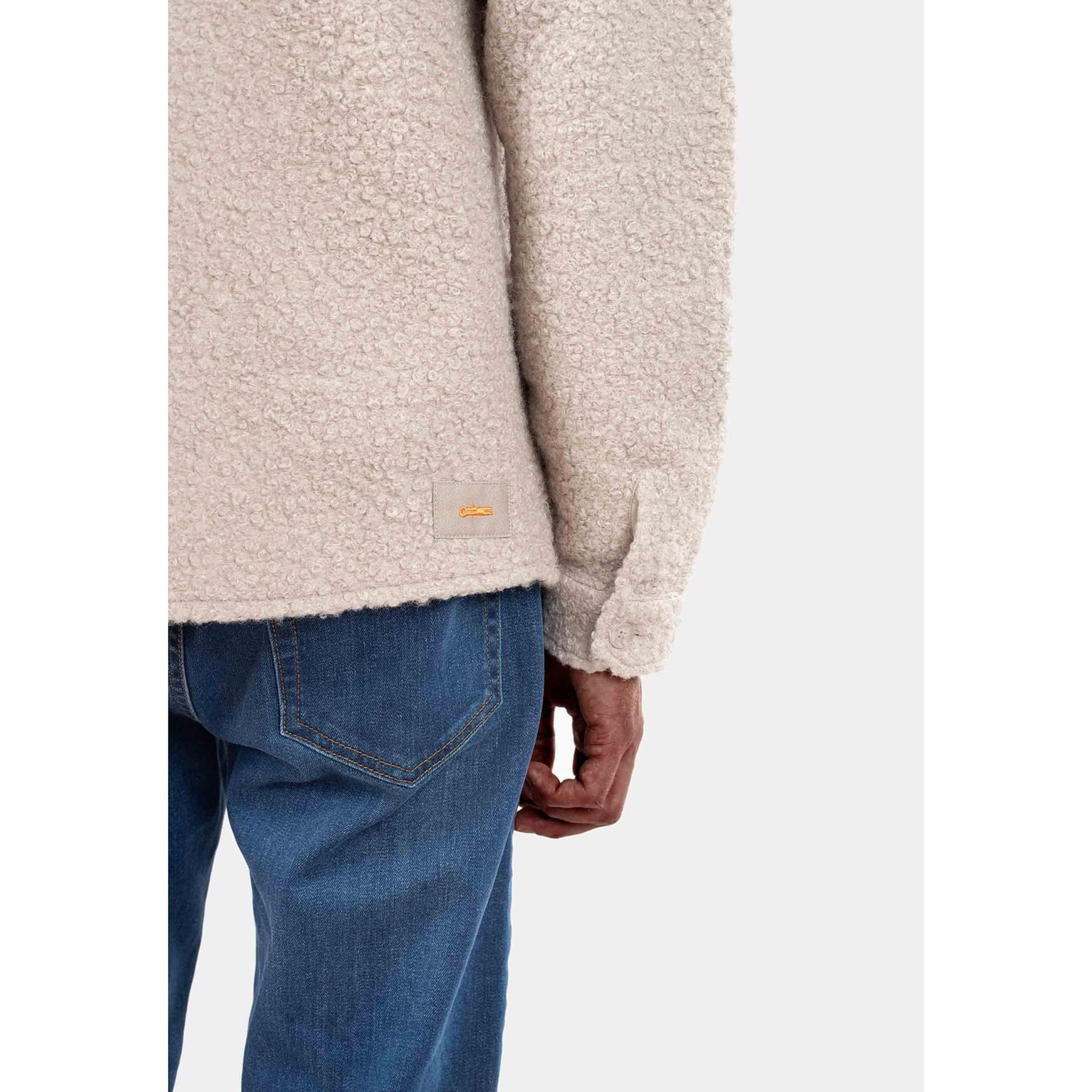 Dani Boucle Overshirt - Beige
