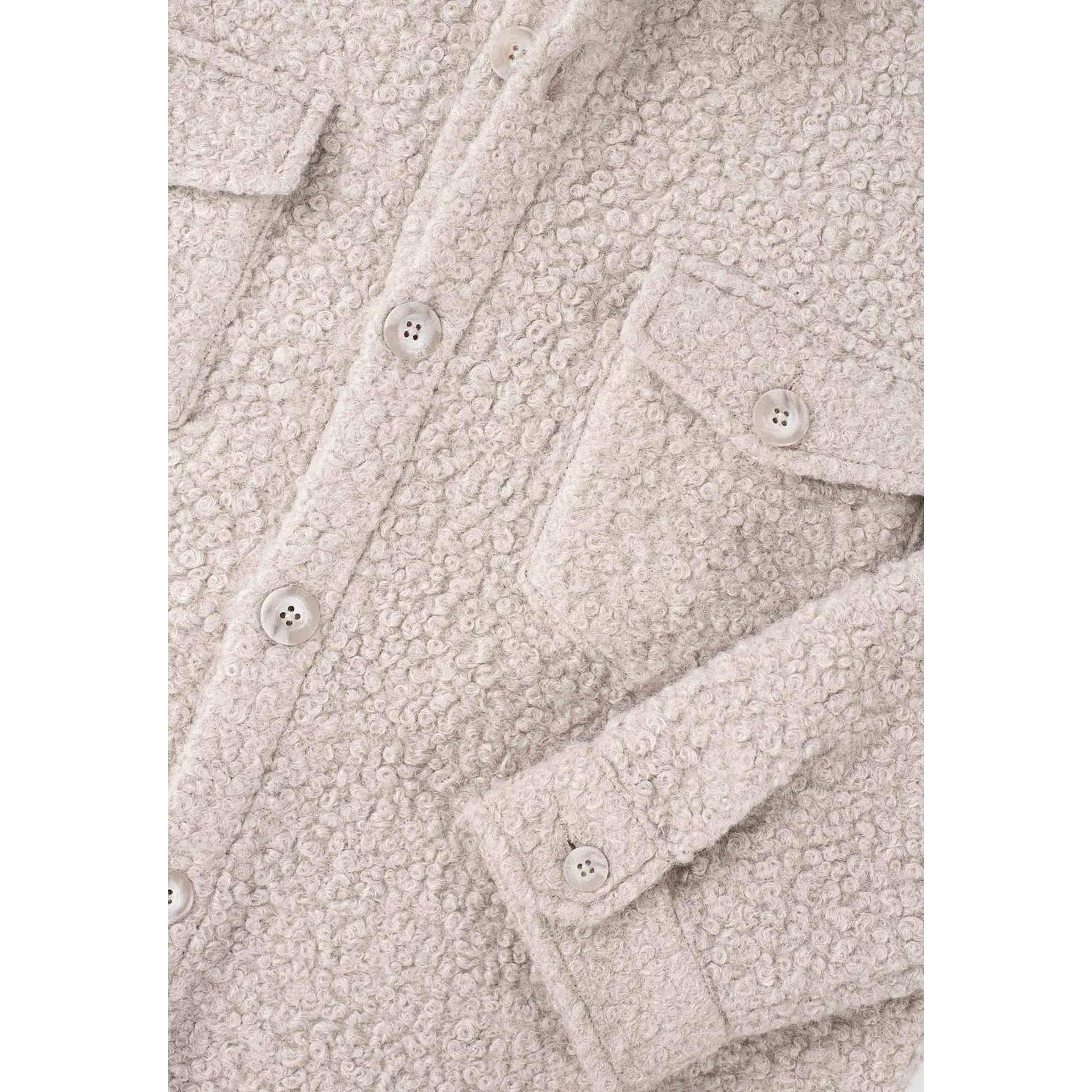 Dani Boucle Overshirt - Beige