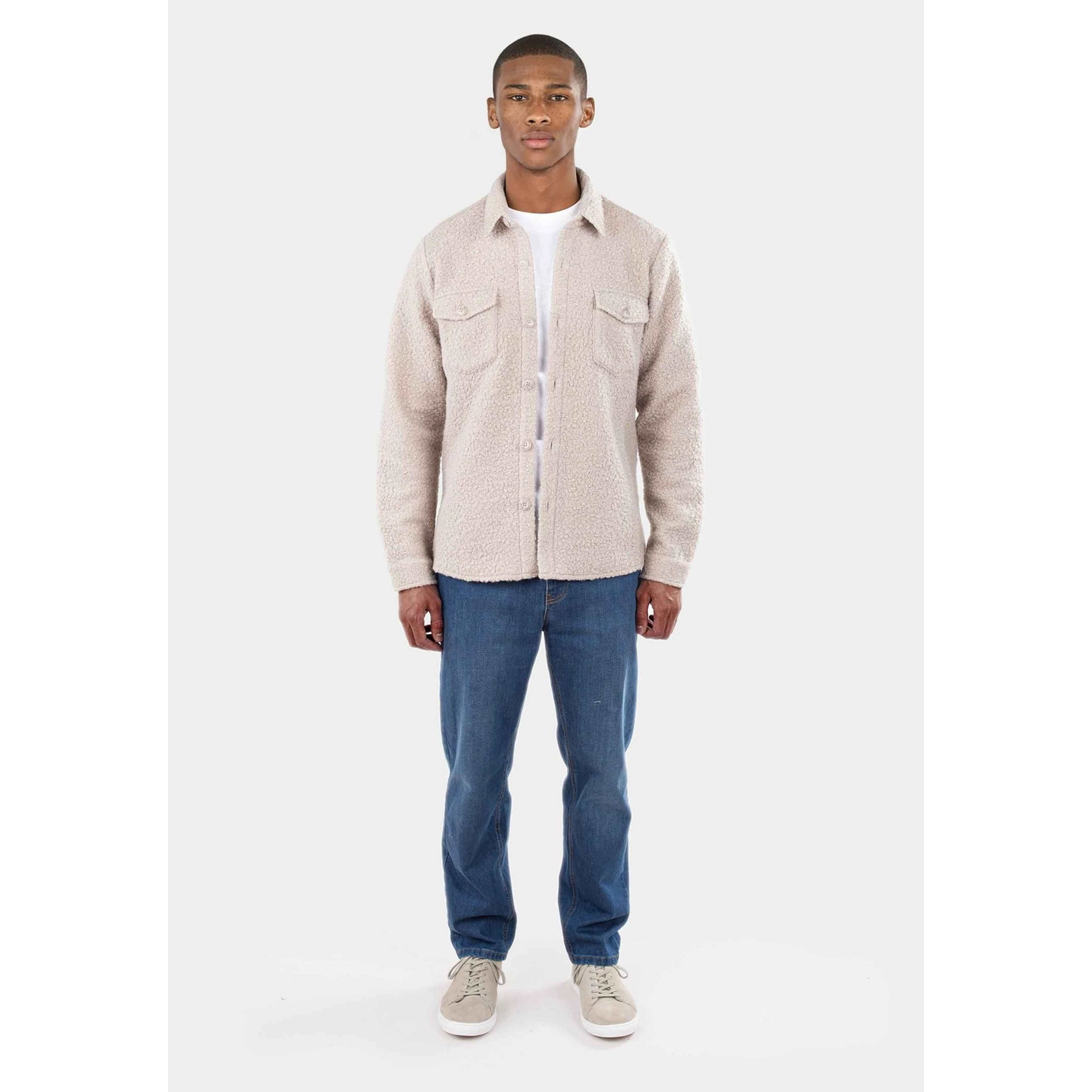 Dani Boucle Overshirt - Beige