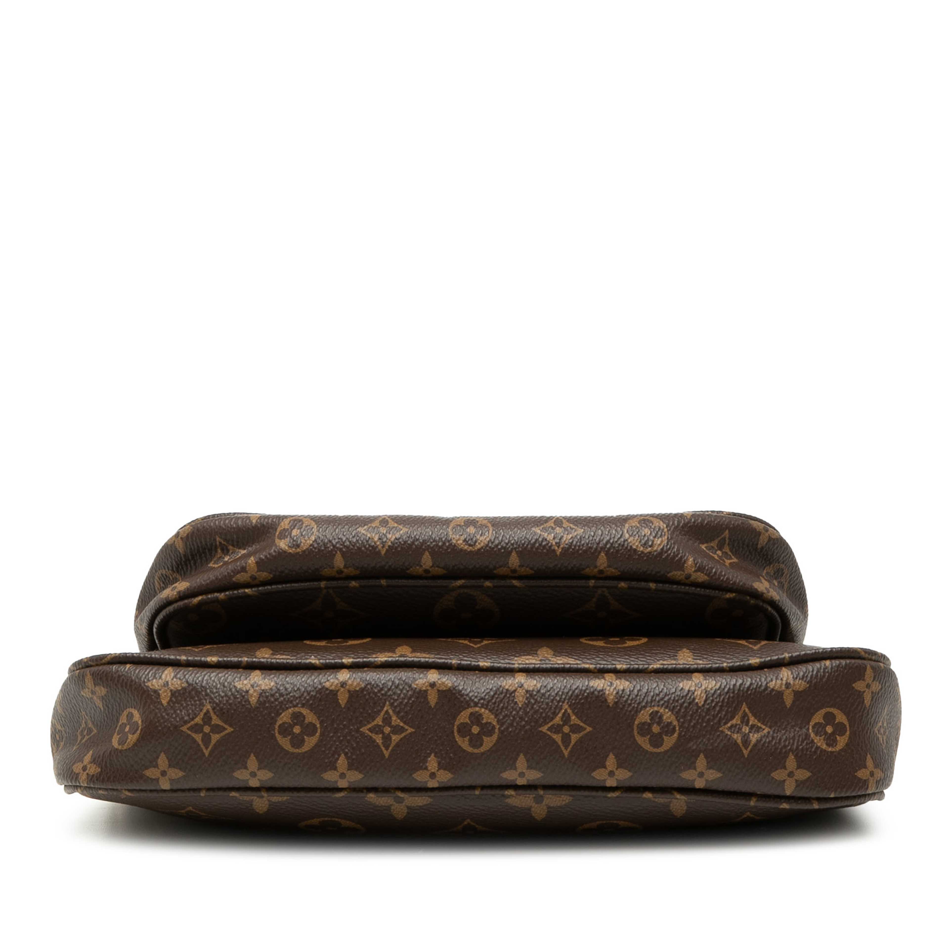 Louis Vuitton Monogram Multi Pochette Accessoires, från Luxclusif, i färgen brown. Klicka för att öppna bilden i stort format