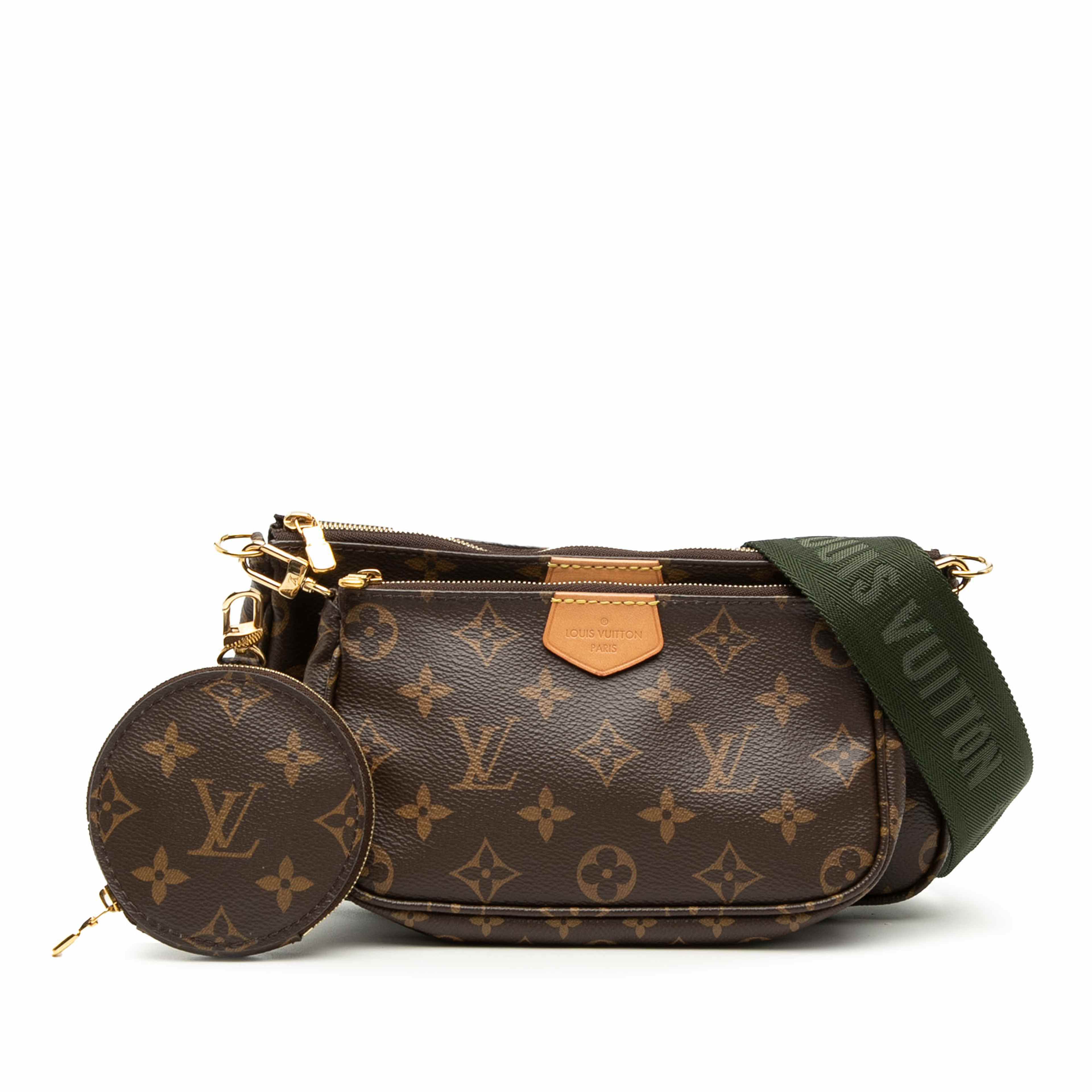 Louis Vuitton Monogram Multi Pochette Accessoires, från Luxclusif, i färgen brun. Klicka för att öppna bilden i stort format