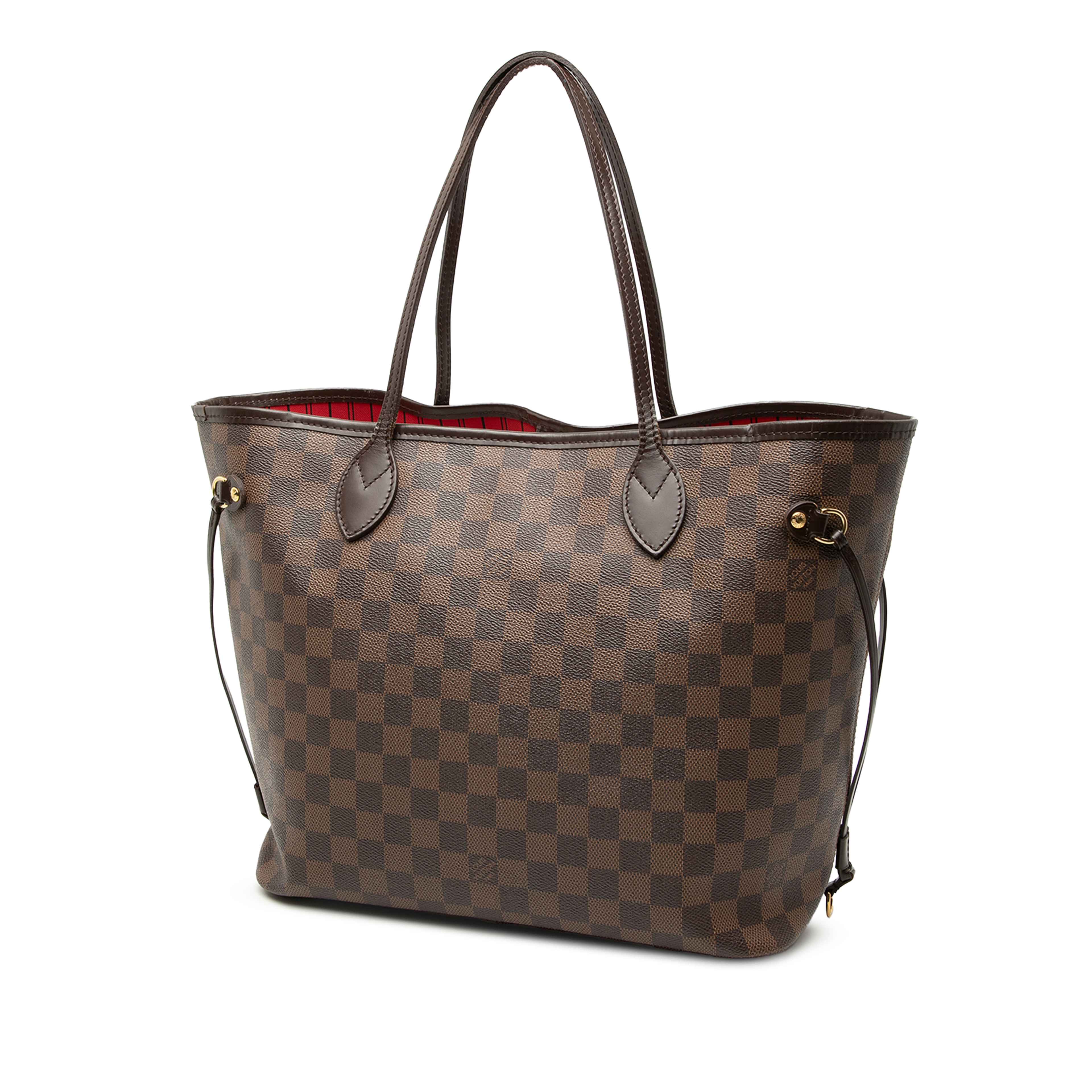 Louis Vuitton Damier Ebene Neverfull Mm, från Luxclusif, i färgen brown. Klicka för att öppna bilden i stort format