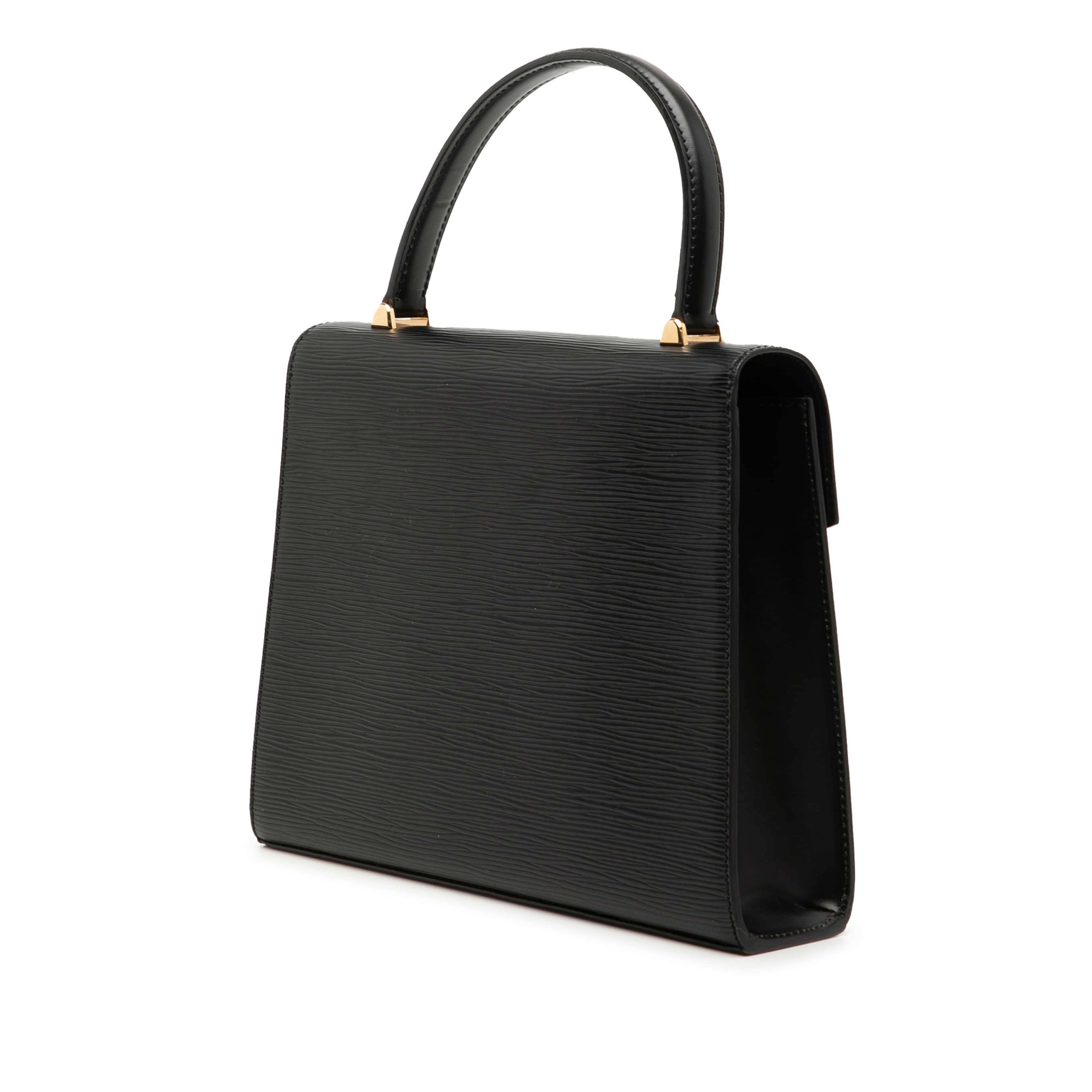 Louis Vuitton Epi Malesherbes, från Luxclusif, i färgen black. Klicka för att öppna bilden i stort format