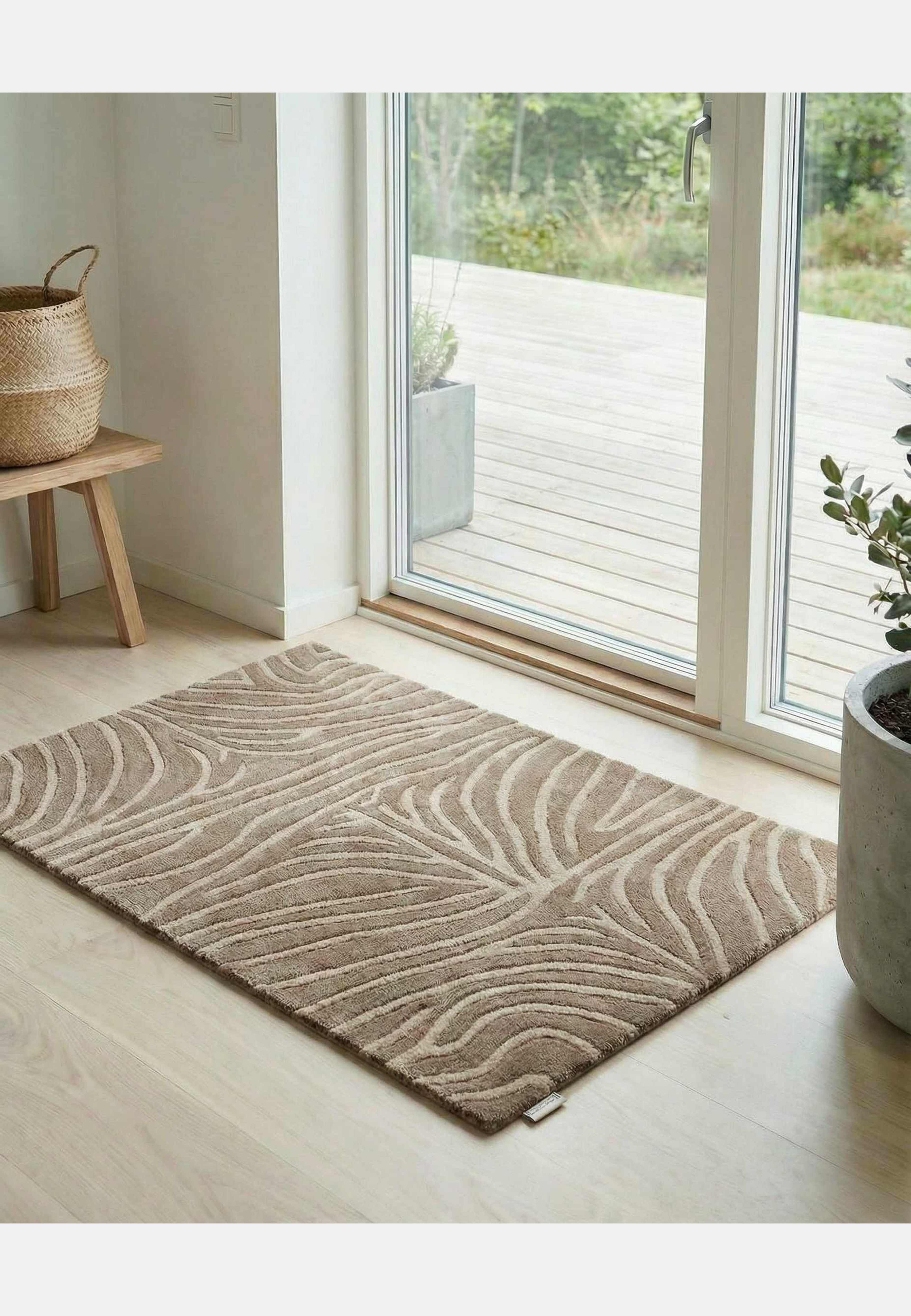 Dörrmatta Zebra, från Classic Collection, i färgen mocca. Klicka för att öppna bilden i stort format