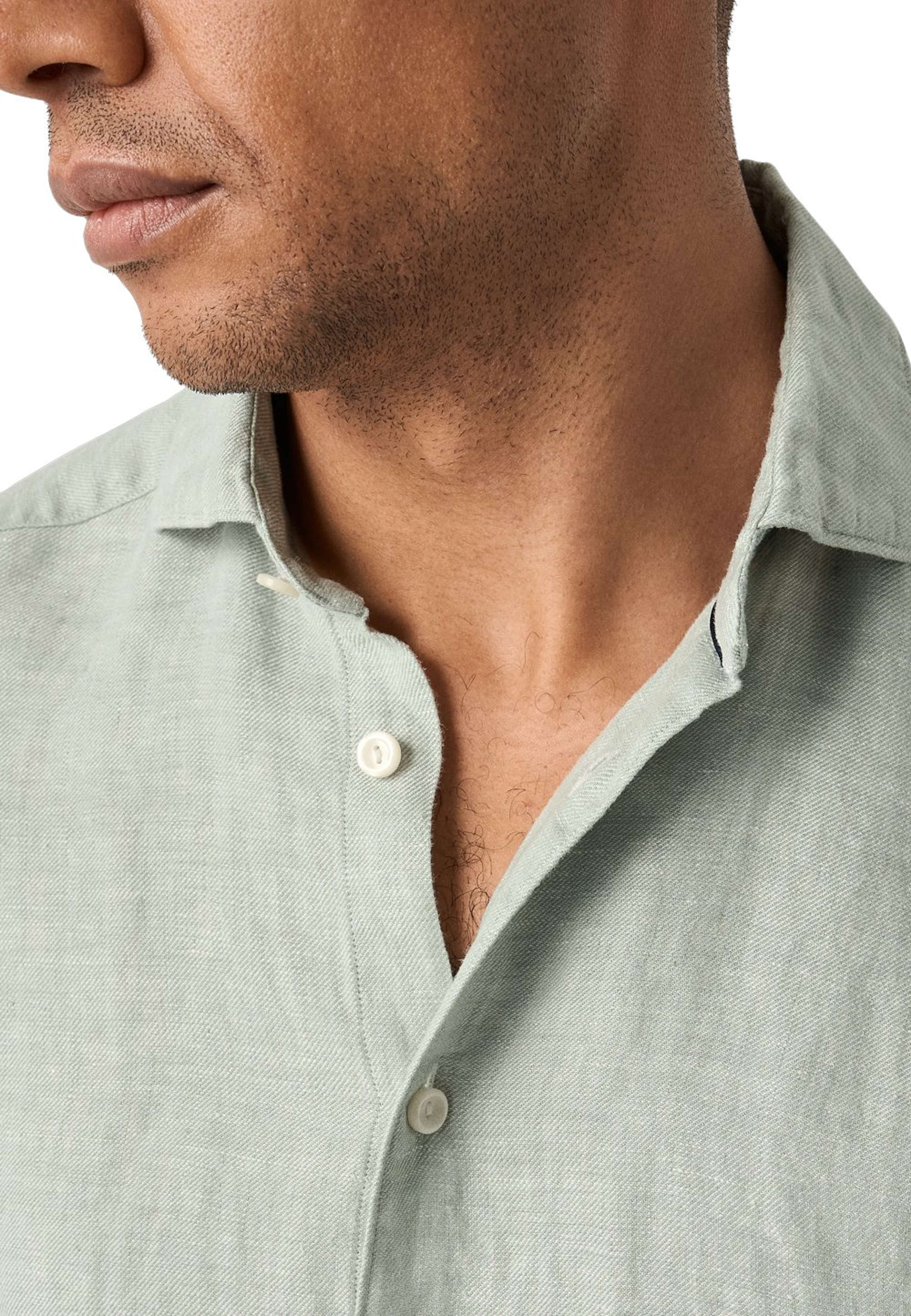 Linne Twill-skjorta Contemporary Fit