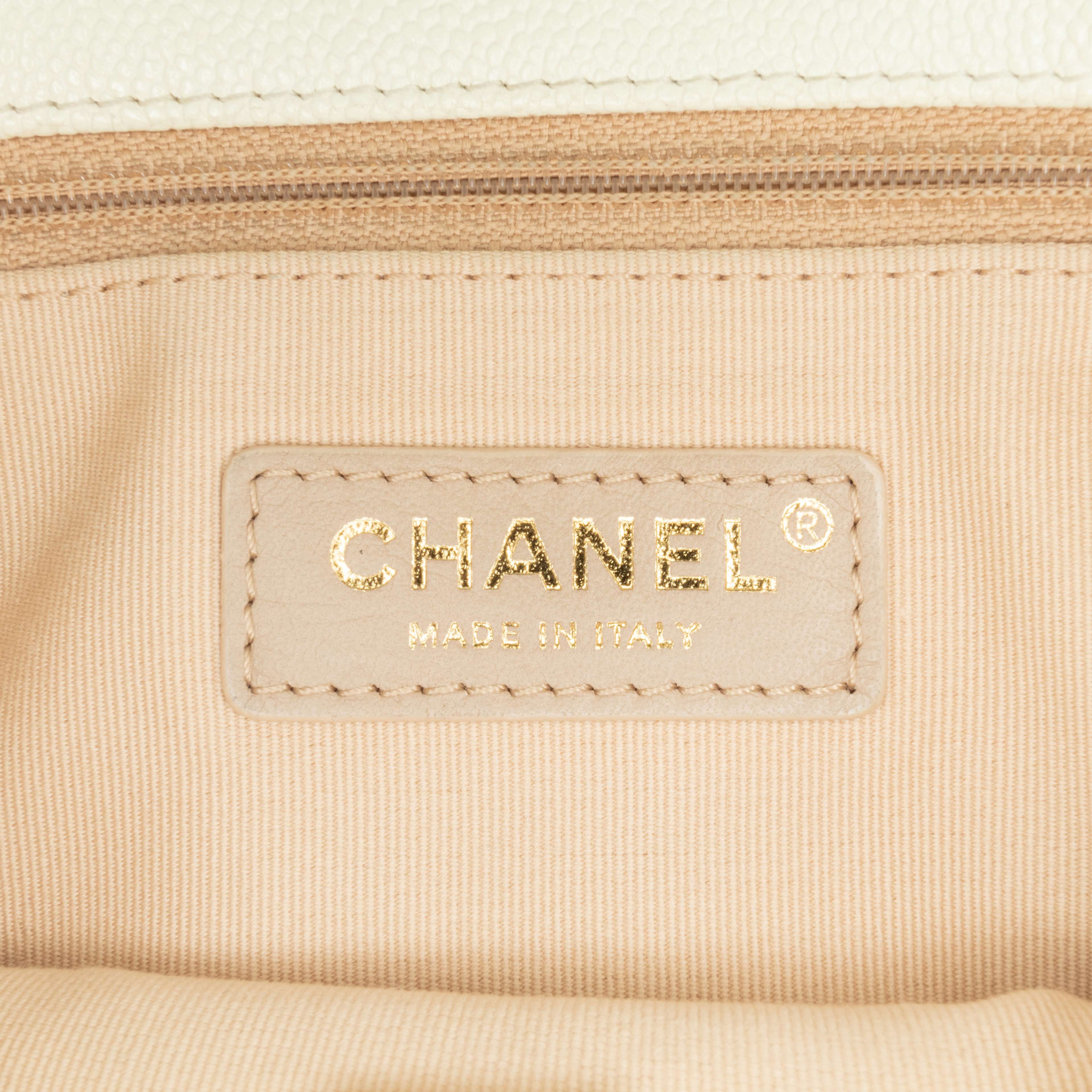 Chanel Small Quilted Caviar Chain Melody Flap